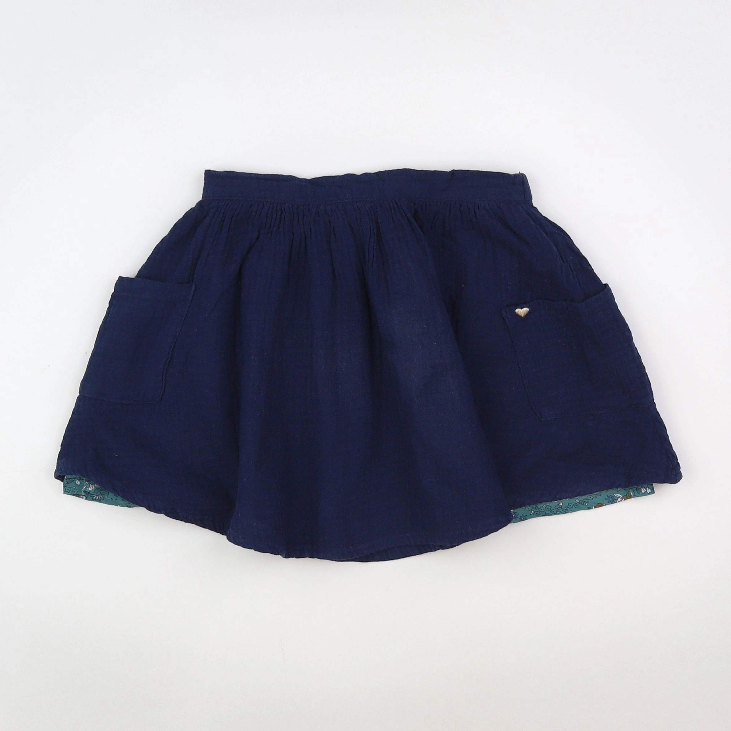 Vertbaudet - jupe bleu - 8 ans