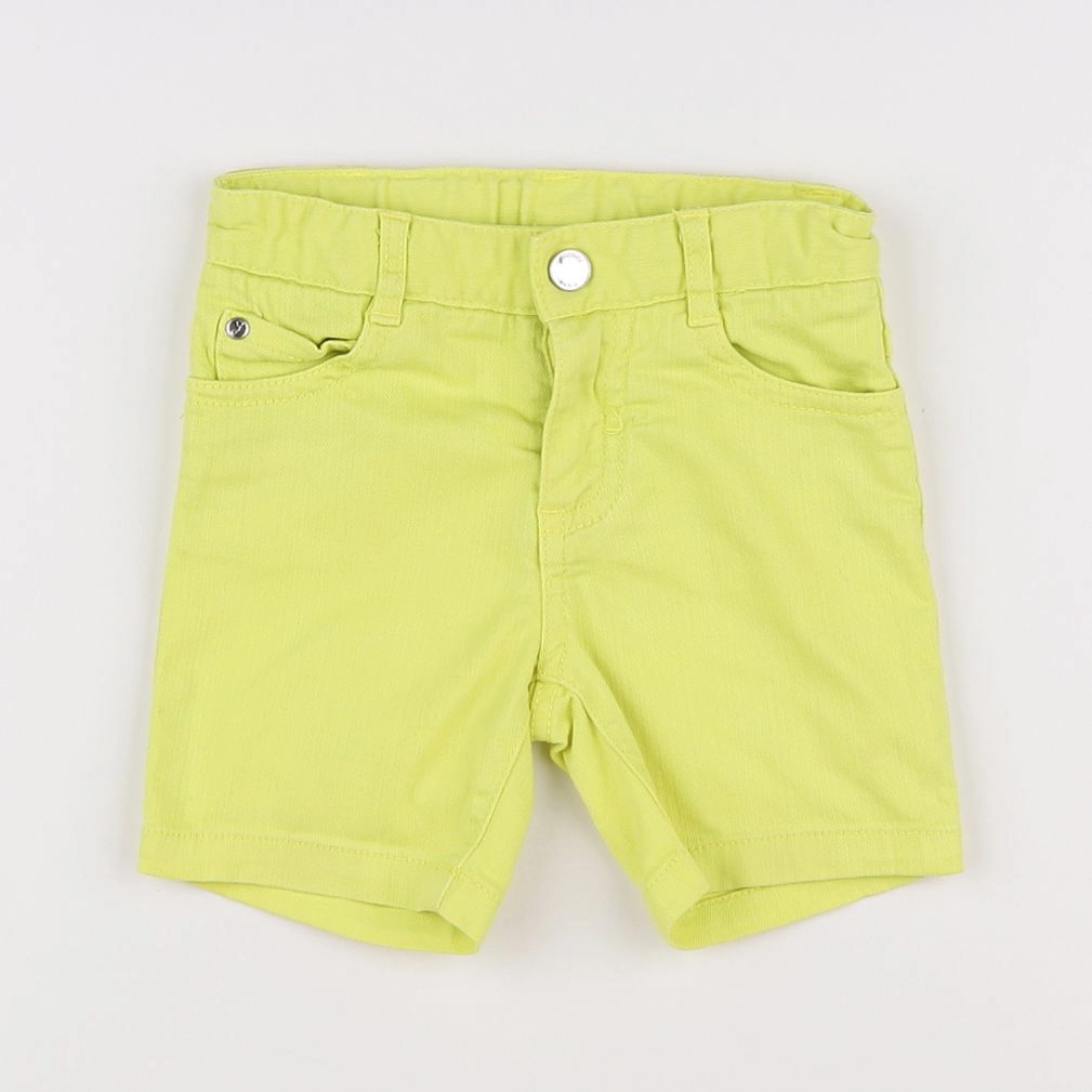 Jacadi - short jaune fluo - 18 mois
