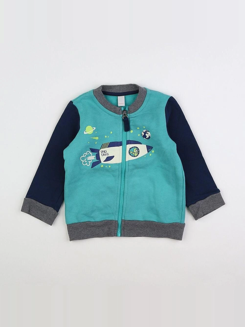 Esprit - sweat bleu - 9 mois