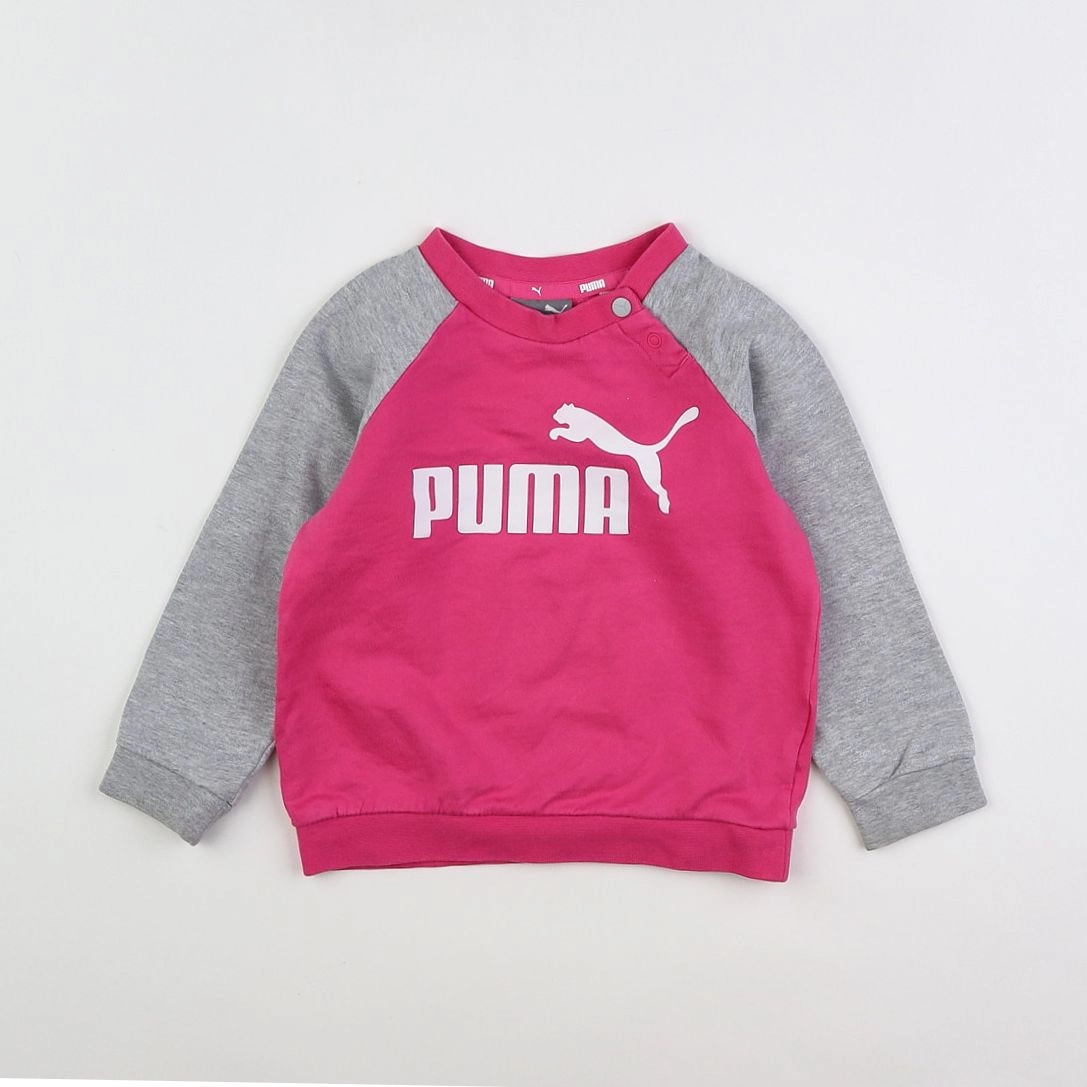 Puma - sweat gris - 12/18 mois