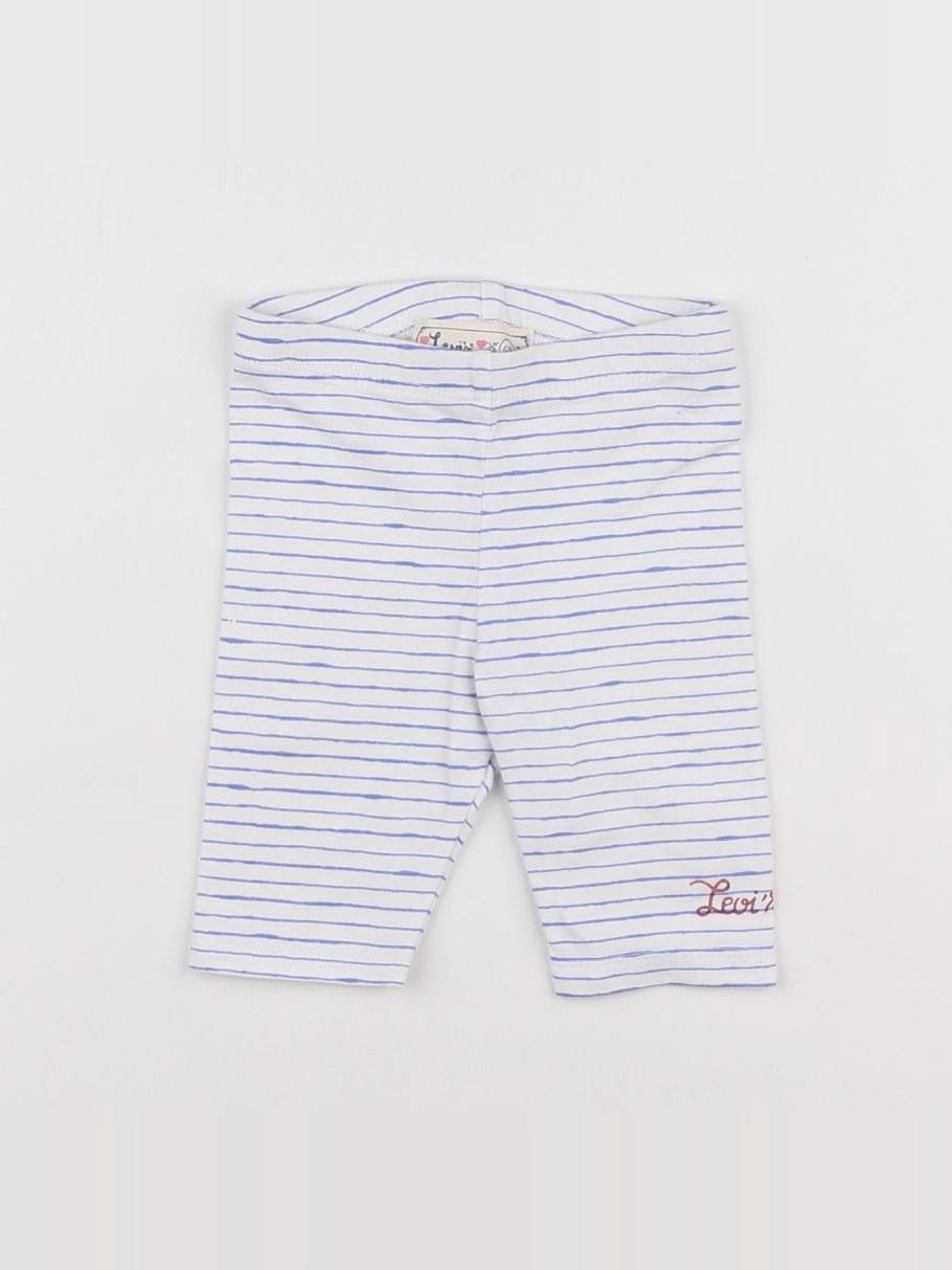 Levi's - legging bleu, blanc - 6 mois