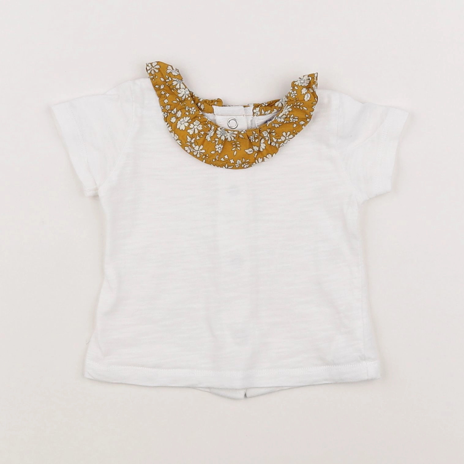 Absorba - tee-shirt blanc, jaune - 3 mois