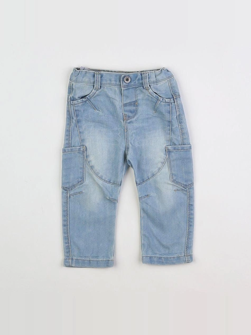 Tape à l'oeil - pantalon bleu - 9 mois