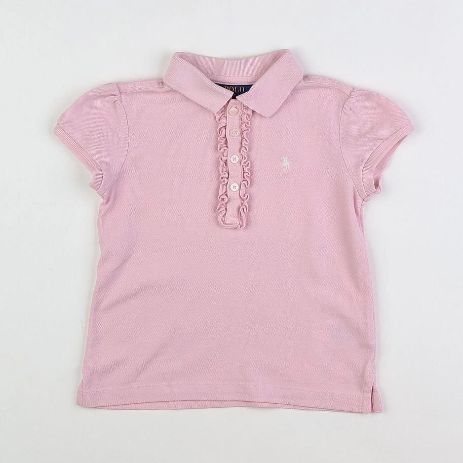 Ralph Lauren - polo rose - 4 ans