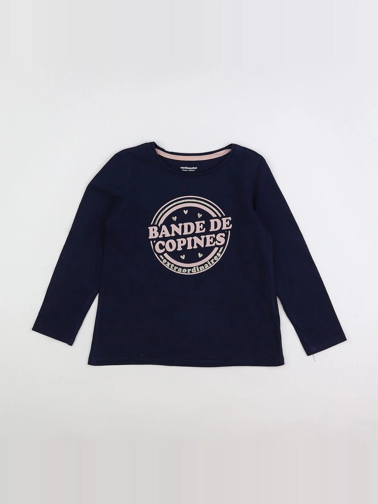 Vertbaudet - tee-shirt bleu - 5 ans