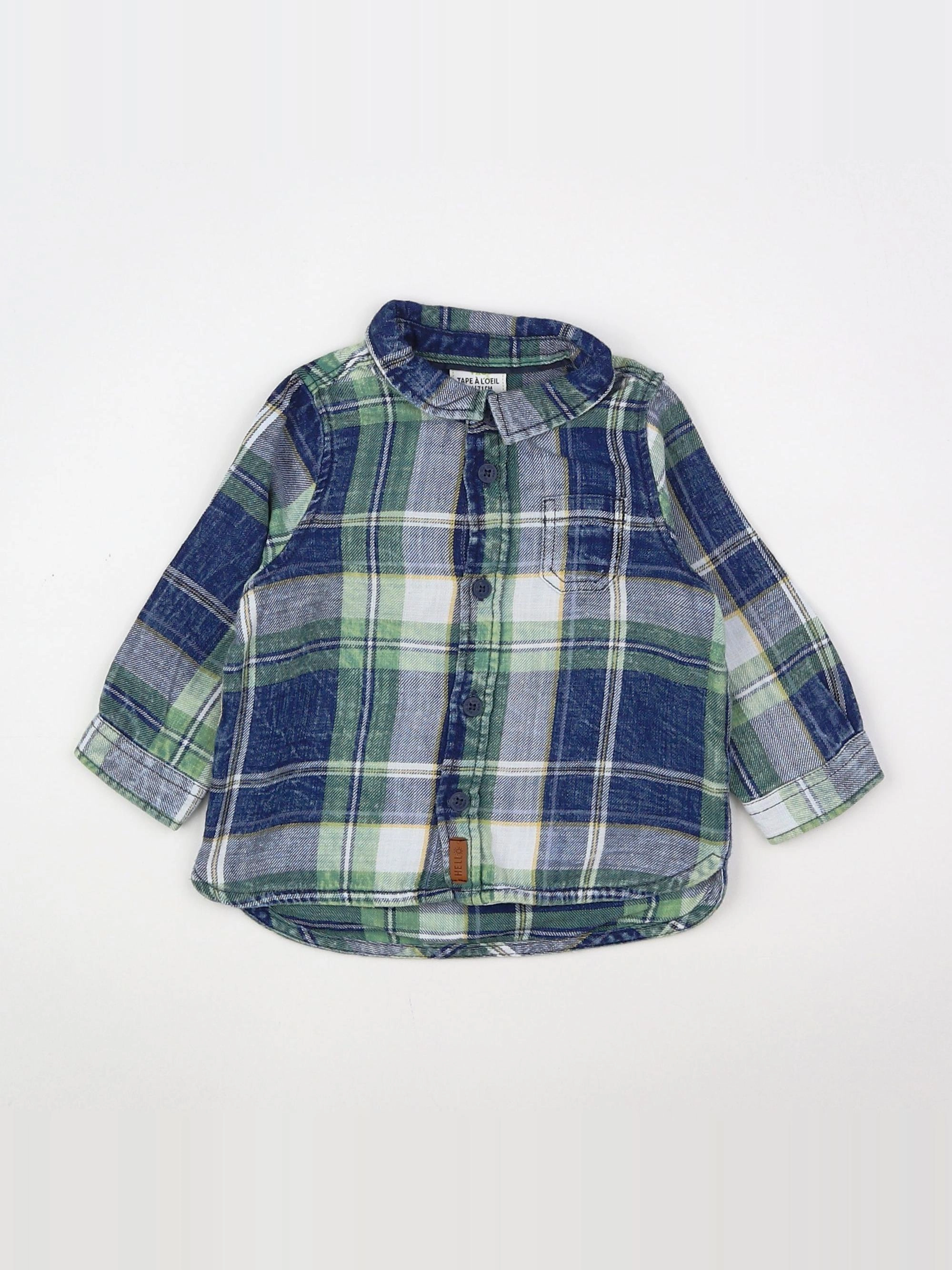 Tape à l'oeil - chemise multicolore - 9 mois