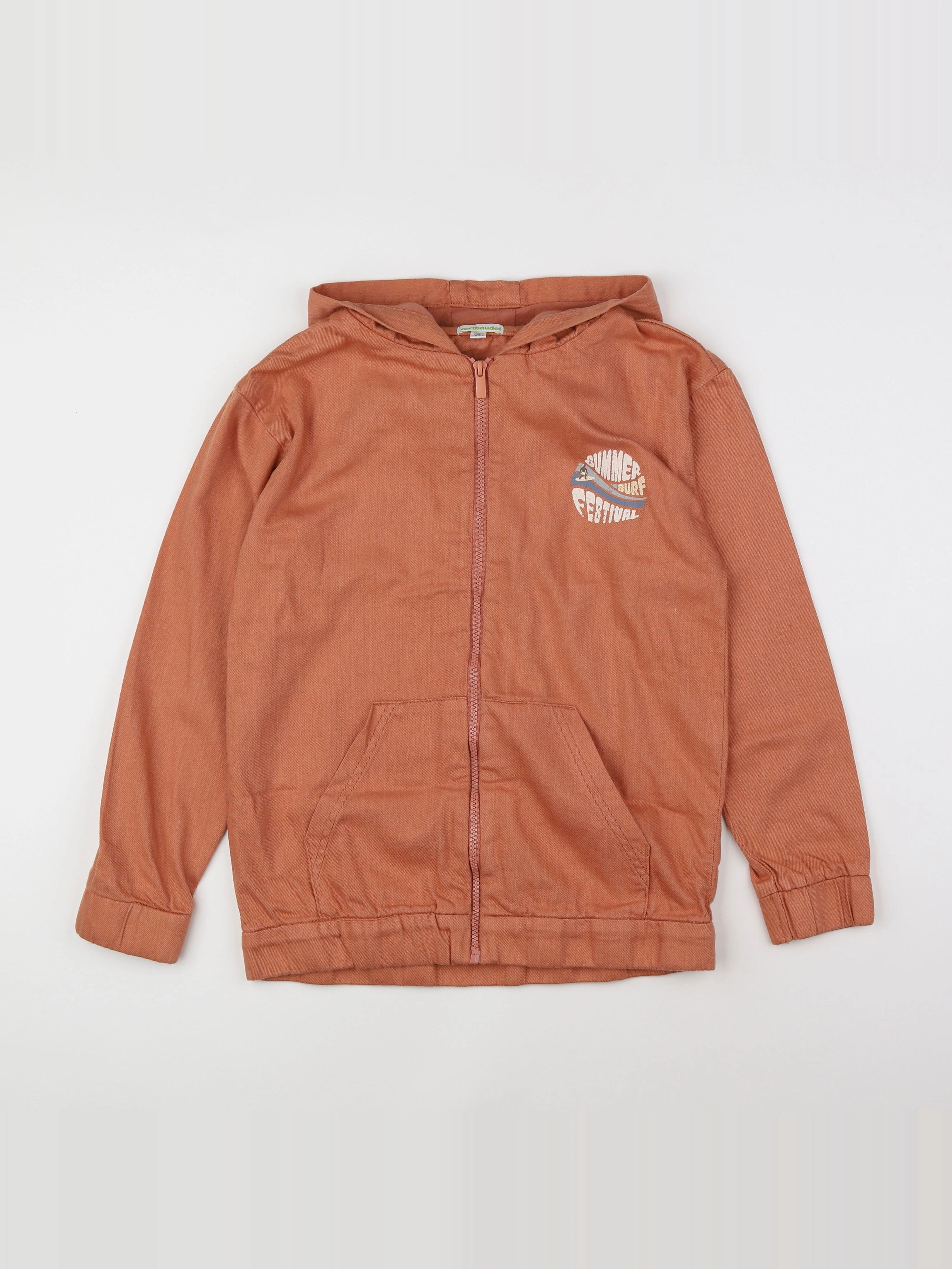 Vertbaudet - veste orange - 12 ans