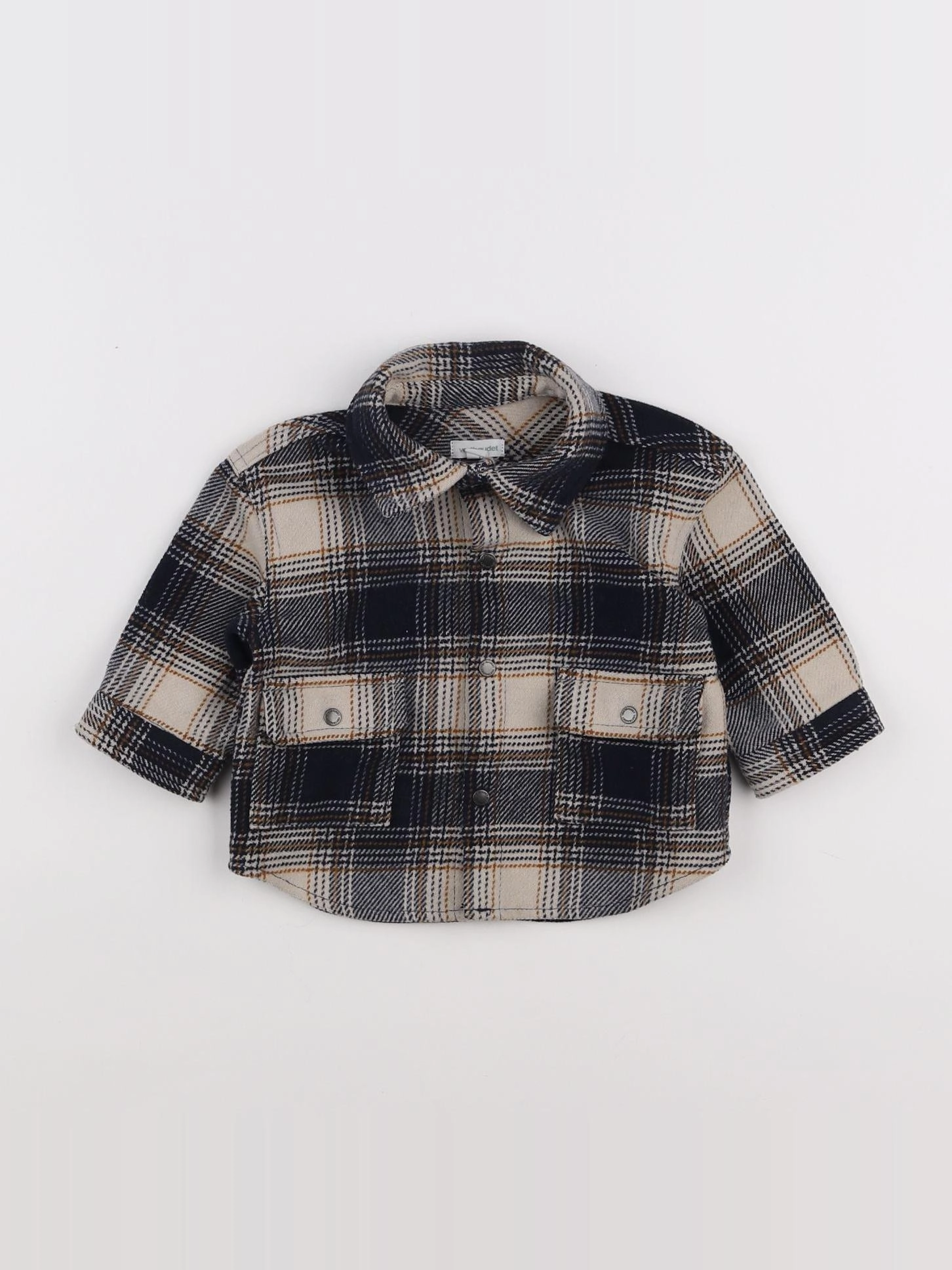 Vertbaudet - chemise bleu - 6 mois