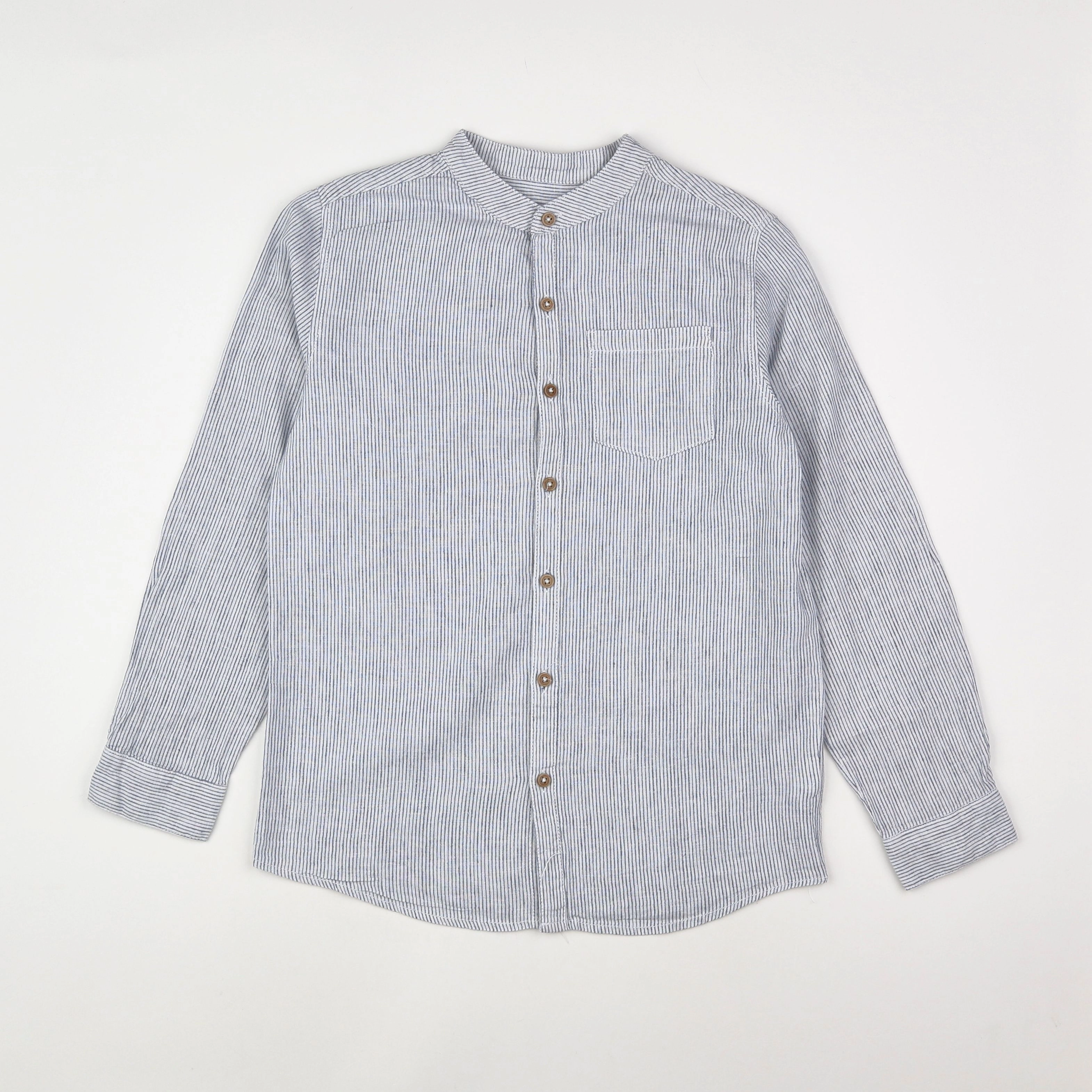 Monoprix - chemise bleu - 10 ans