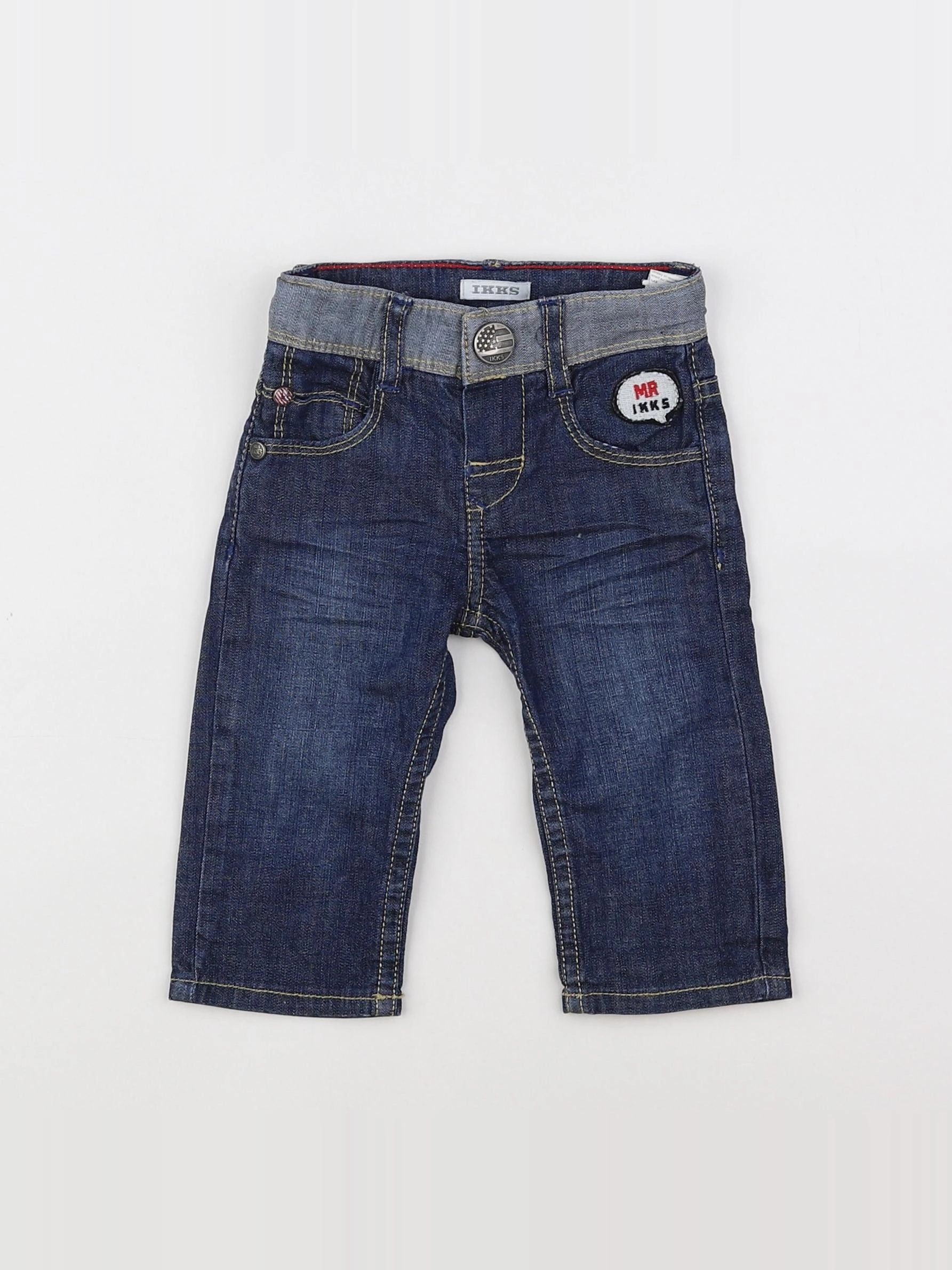 IKKS - jean bleu - 3 mois