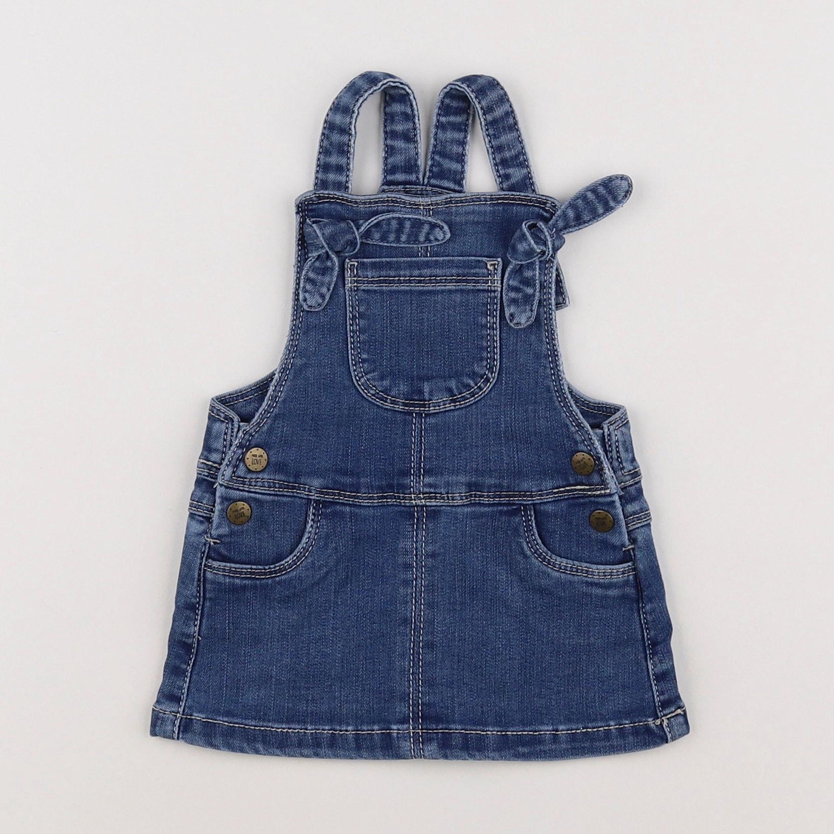 Tape à l'oeil - robe bleu - 6 mois