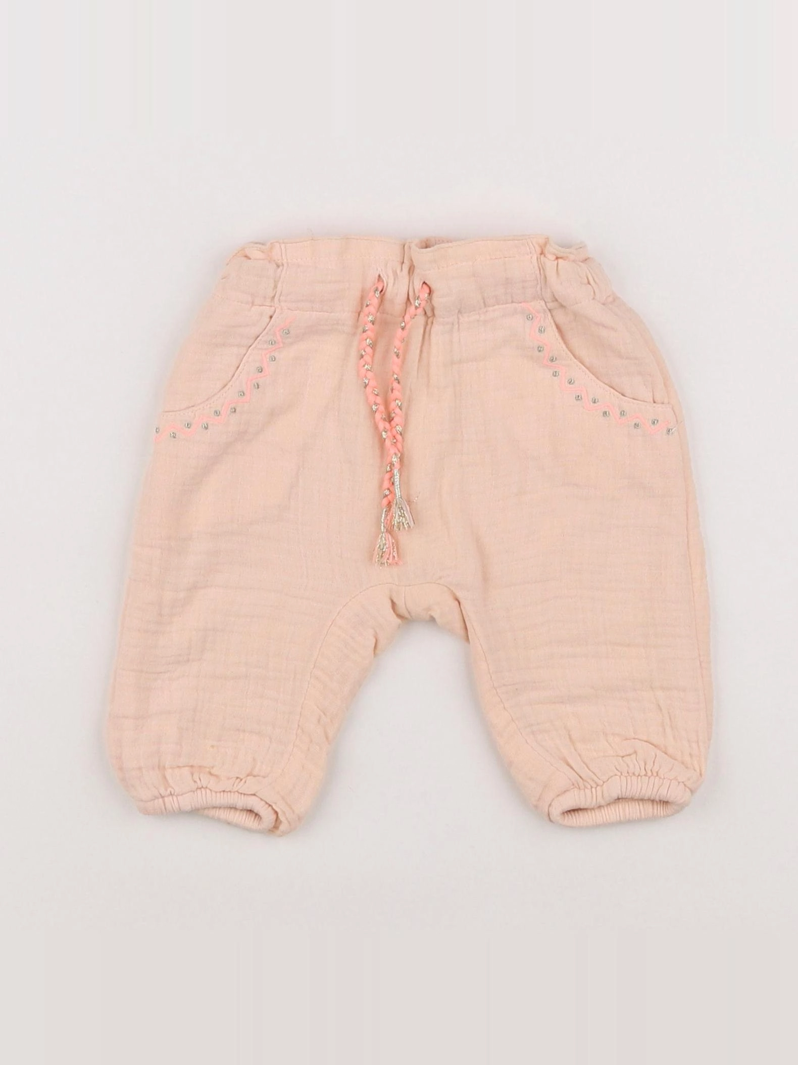 Tape à l'oeil - pantalon rose - 3 mois