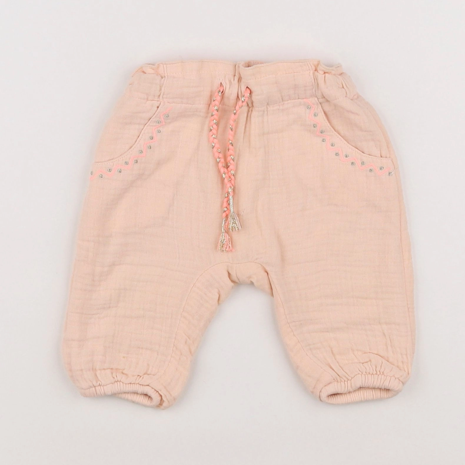 Tape à l'oeil - pantalon rose - 3 mois