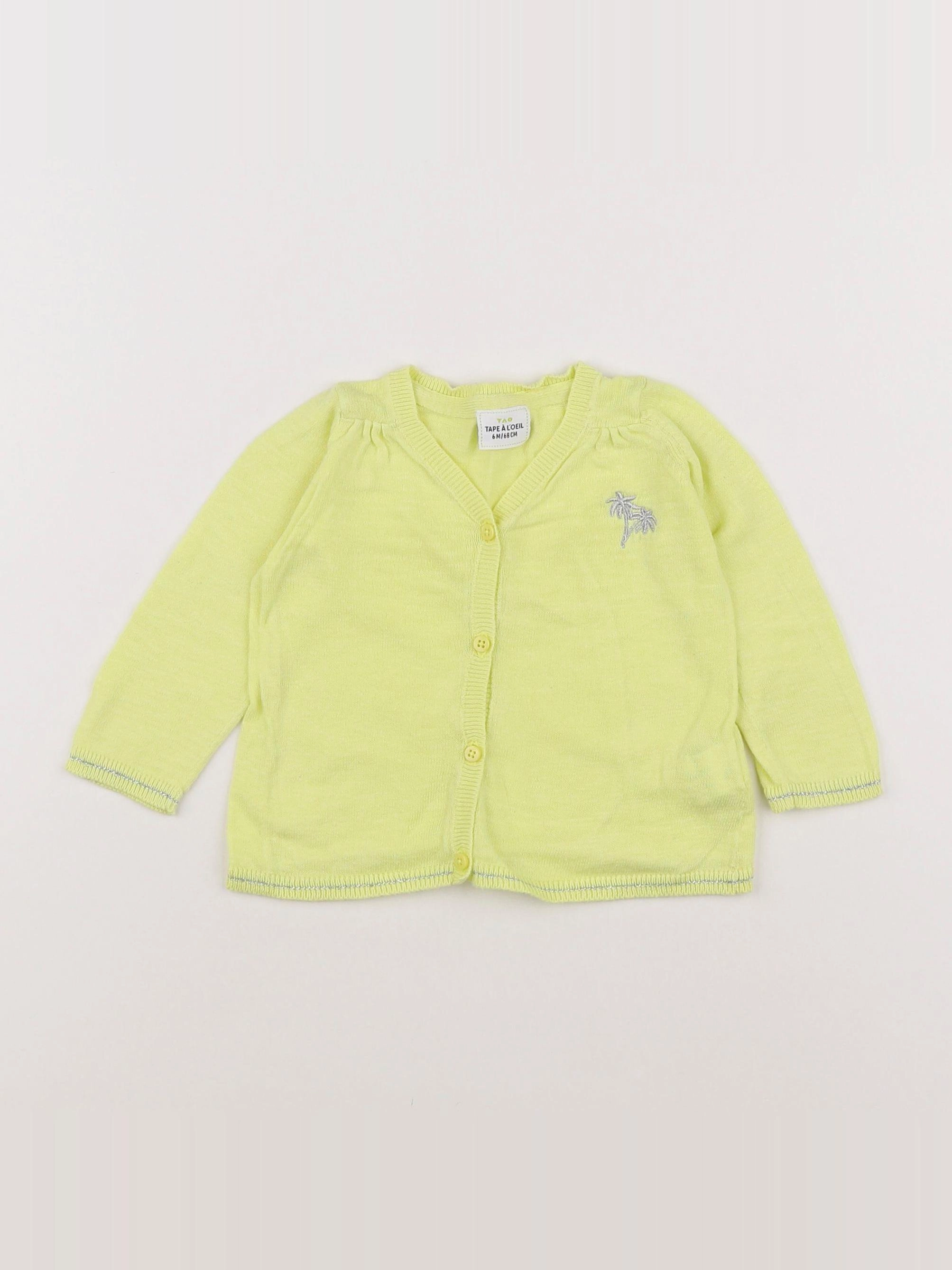 Tape à l'oeil - gilet jaune, argent - 6 mois
