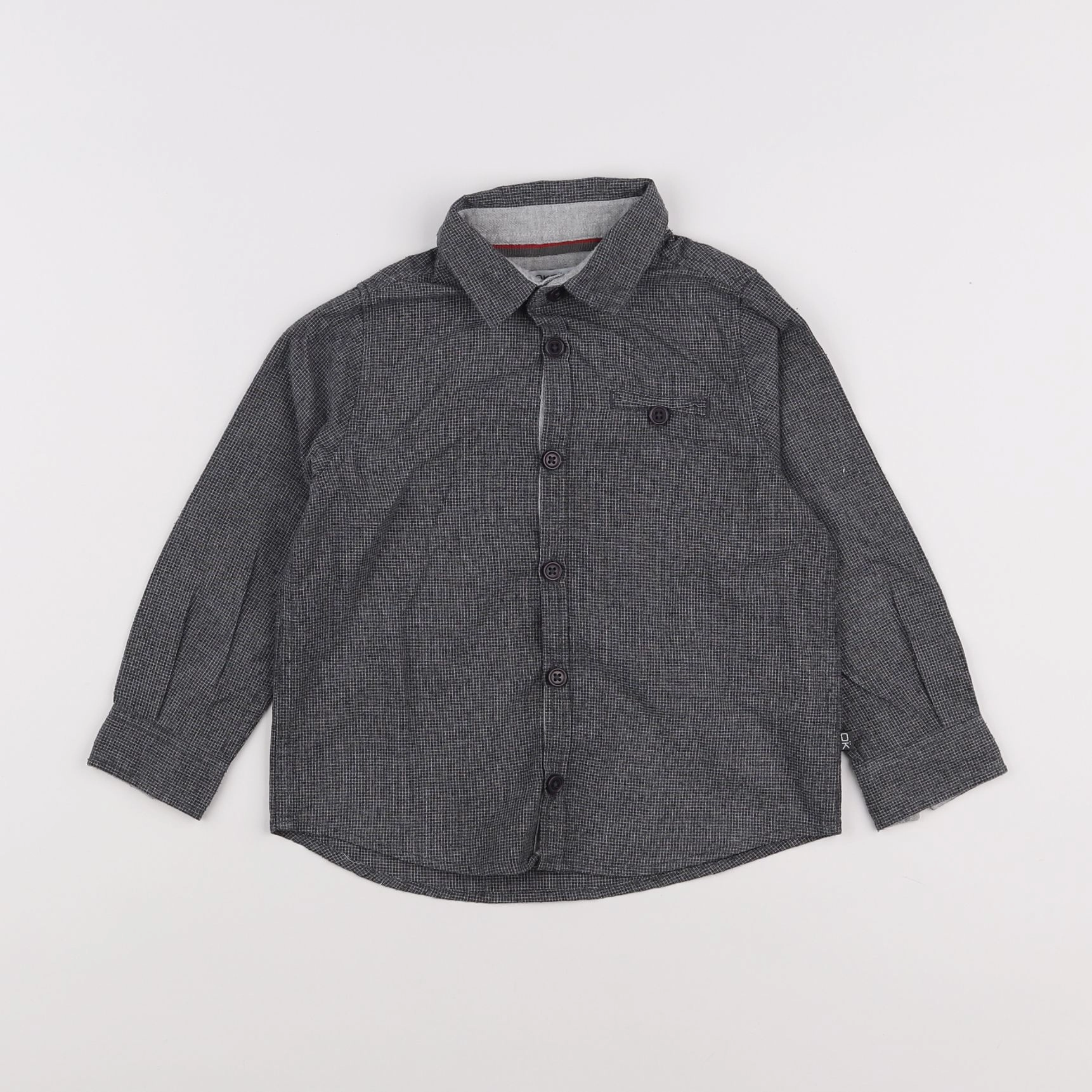 Okaidi - chemise gris - 3 ans