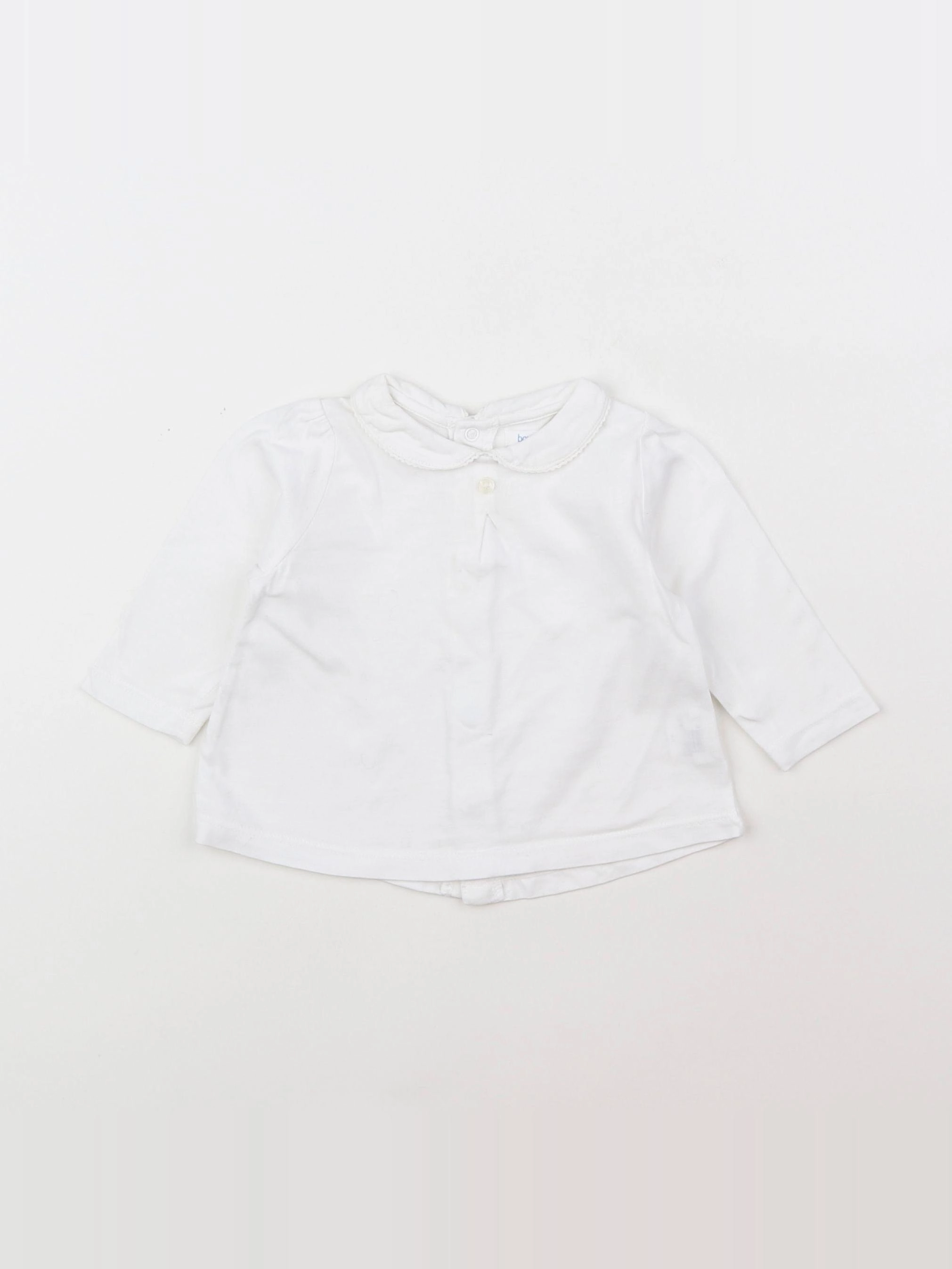 Boutchou - tee-shirt blanc - 6 mois
