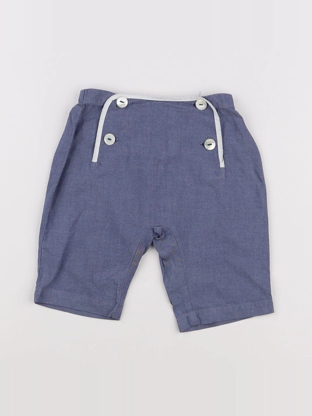 Jacadi - short bleu - 6 mois