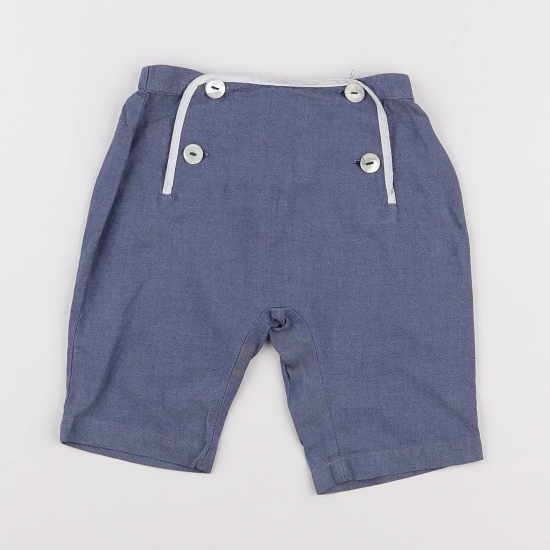 Jacadi - short bleu - 6 mois