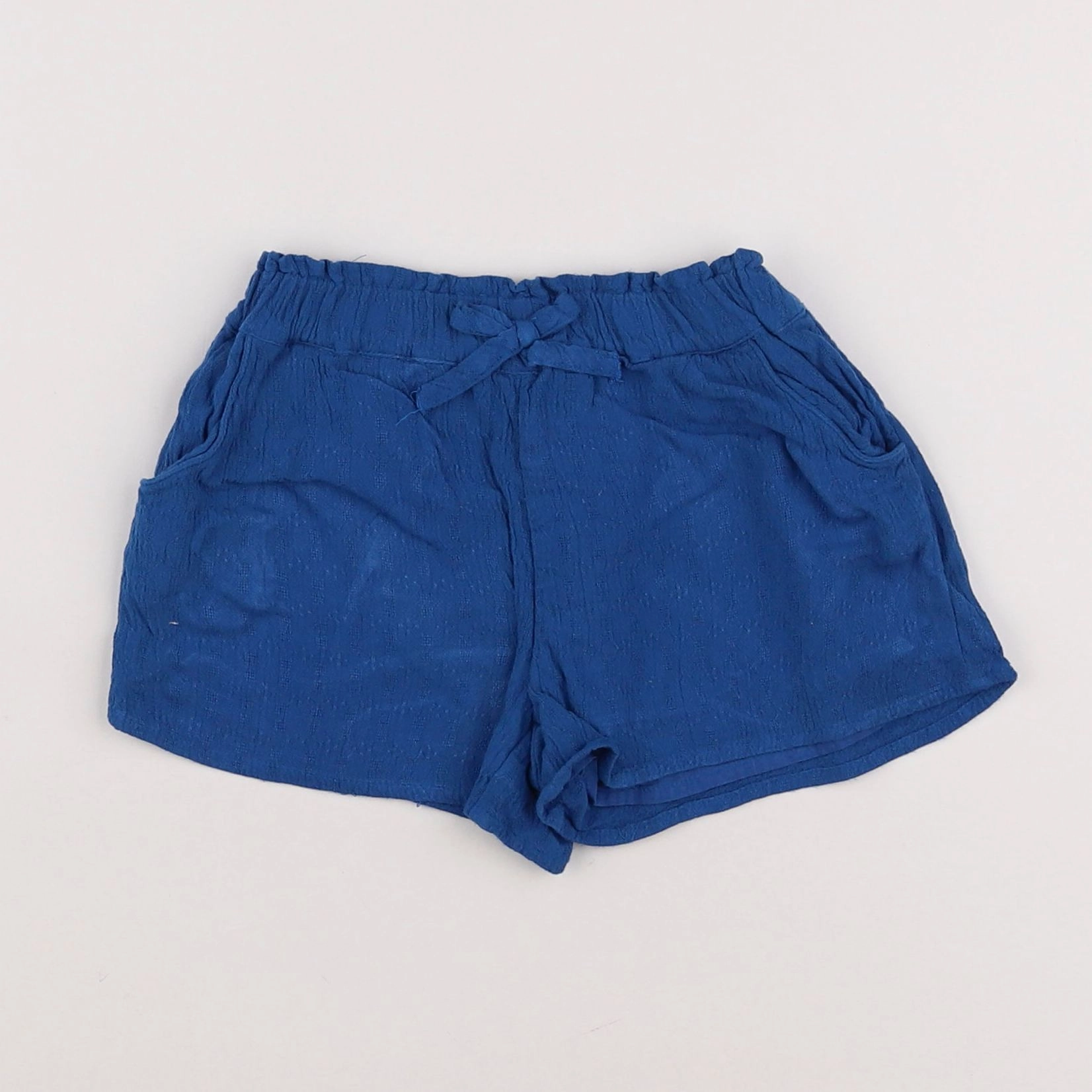 Next - short bleu - 6/9 mois