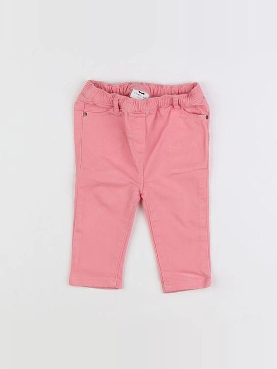 Cyrillus - jegging rose - 9 mois