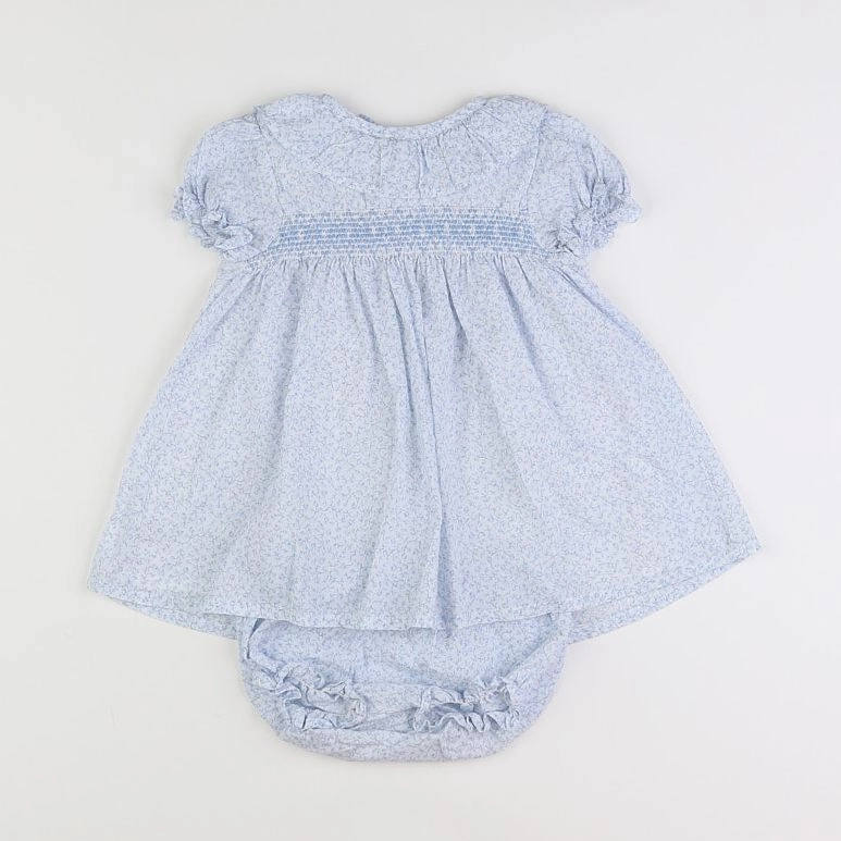 Dona Carmen - robe bleu, blanc - 2 ans