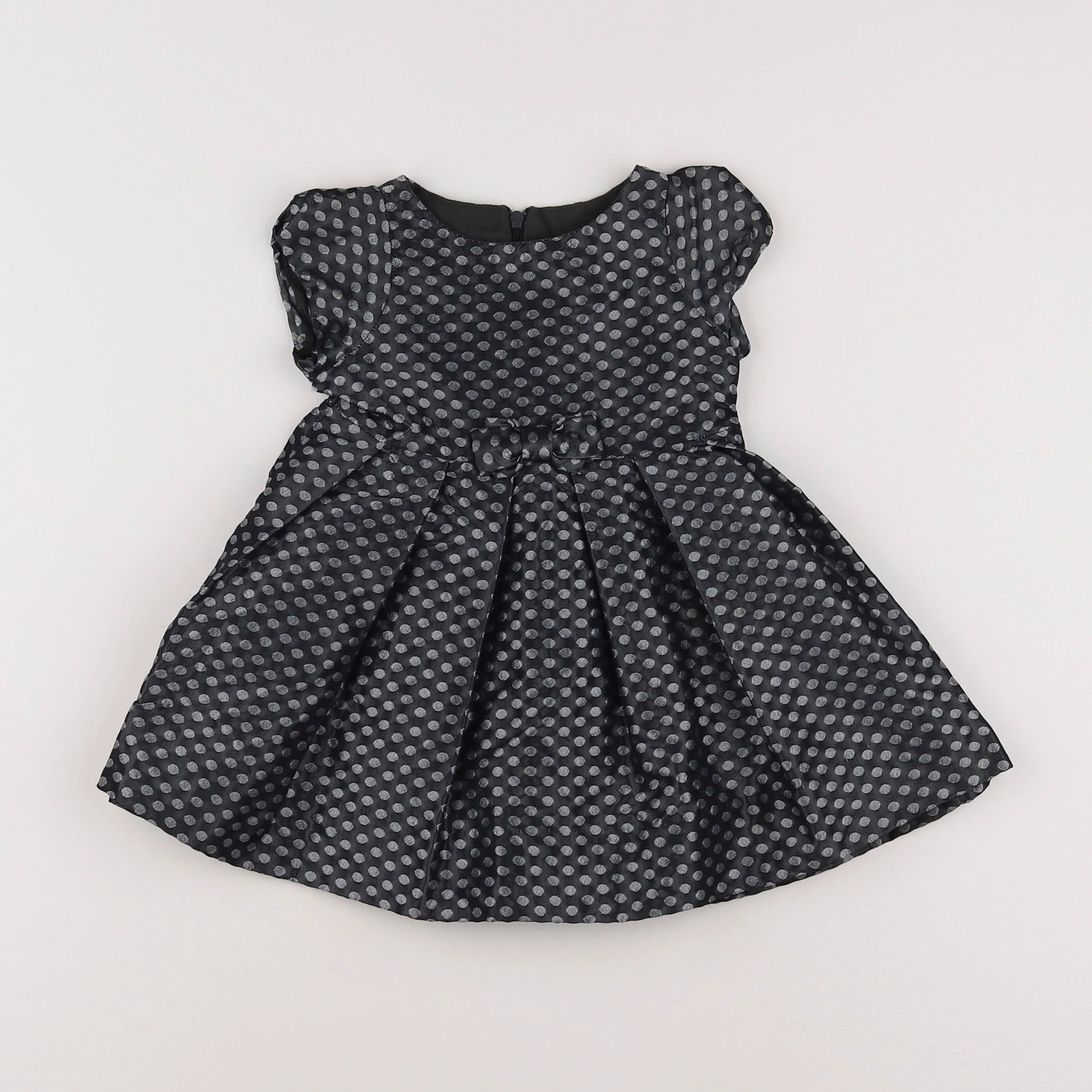 Jacadi - robe gris, argent - 6 mois