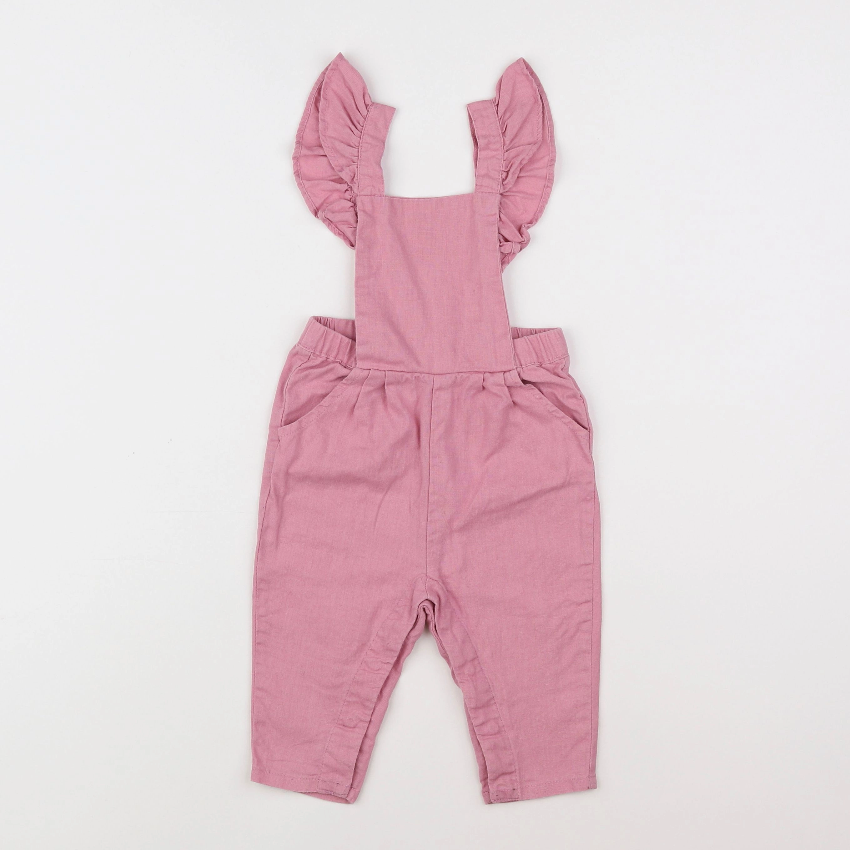 Vertbaudet - combinaison rose - 9 mois