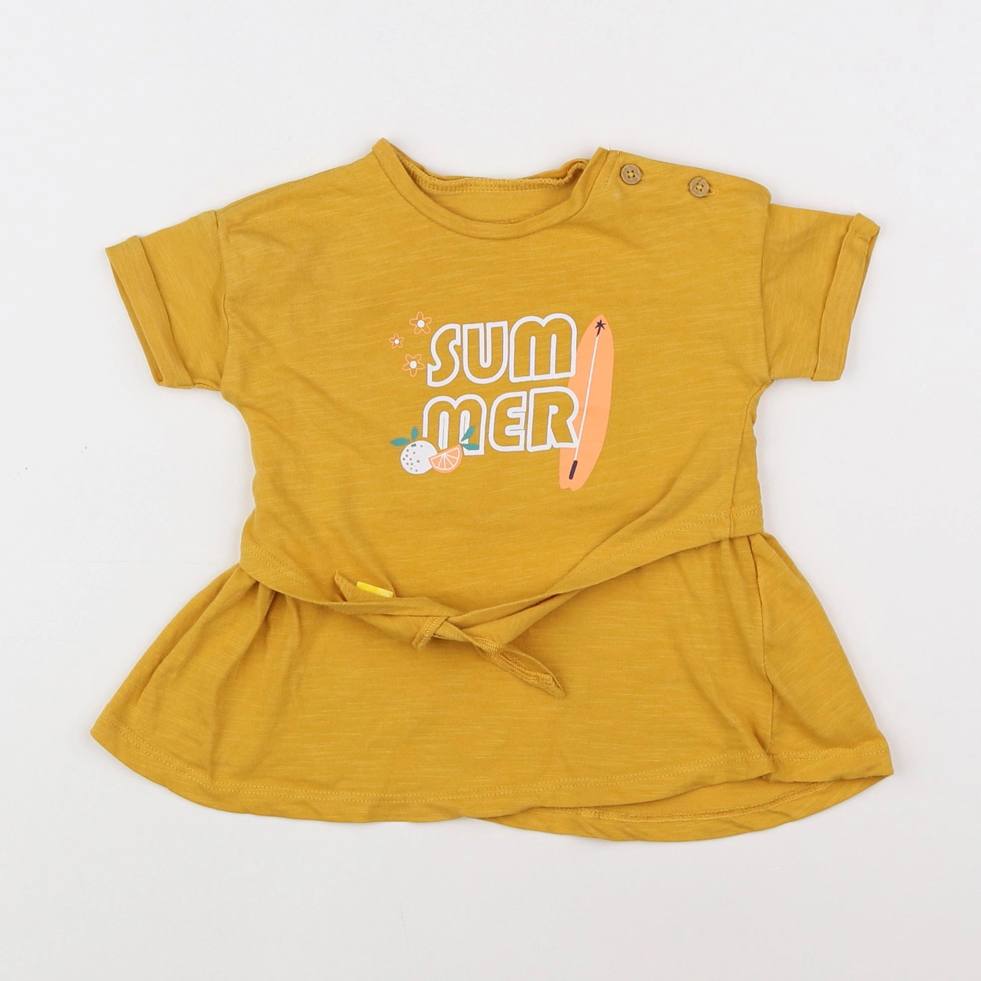 Vertbaudet - robe jaune - 6 mois