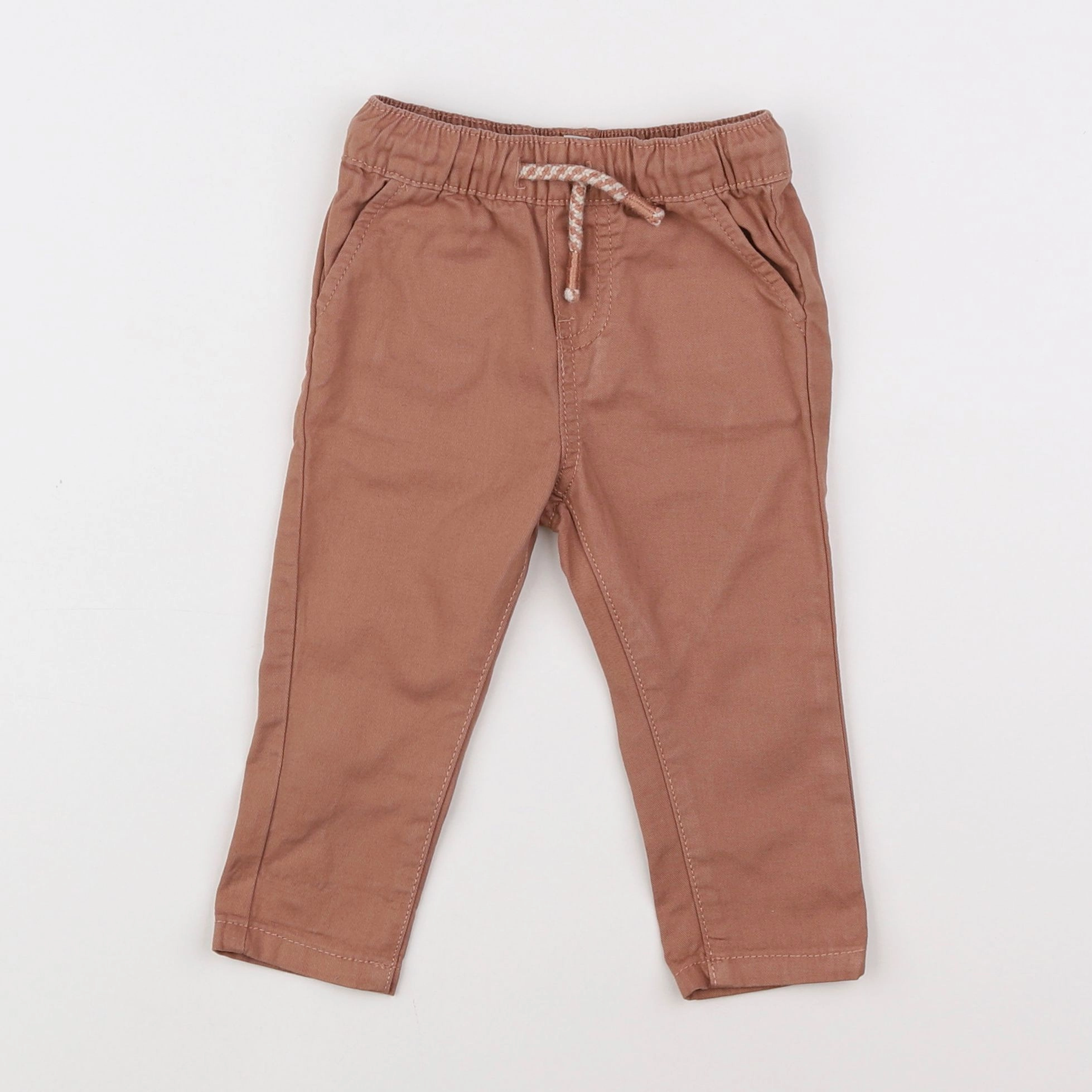 Vertbaudet - pantalon marron - 6 mois