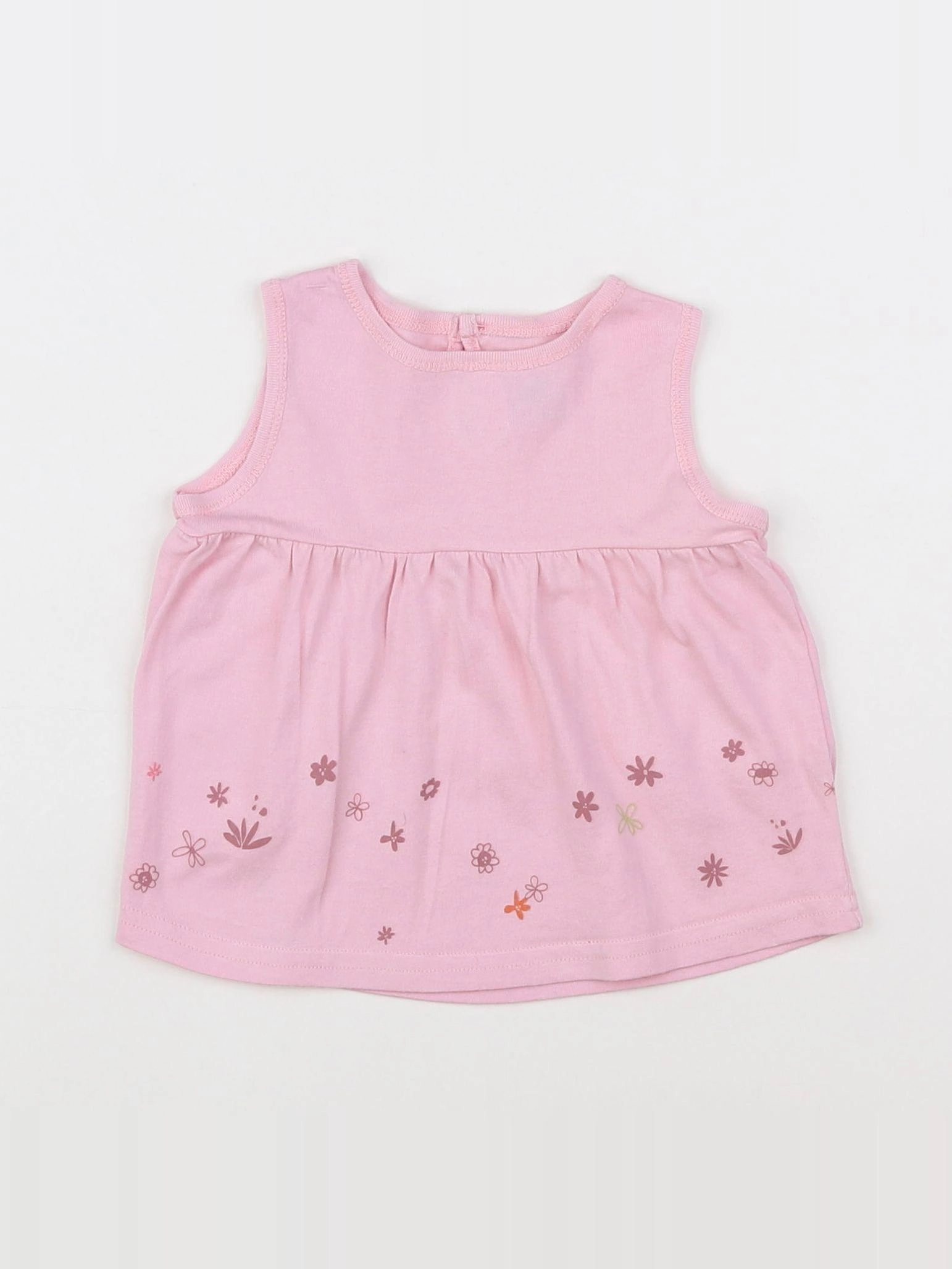 Petit Bateau - débardeur rose - 12 mois