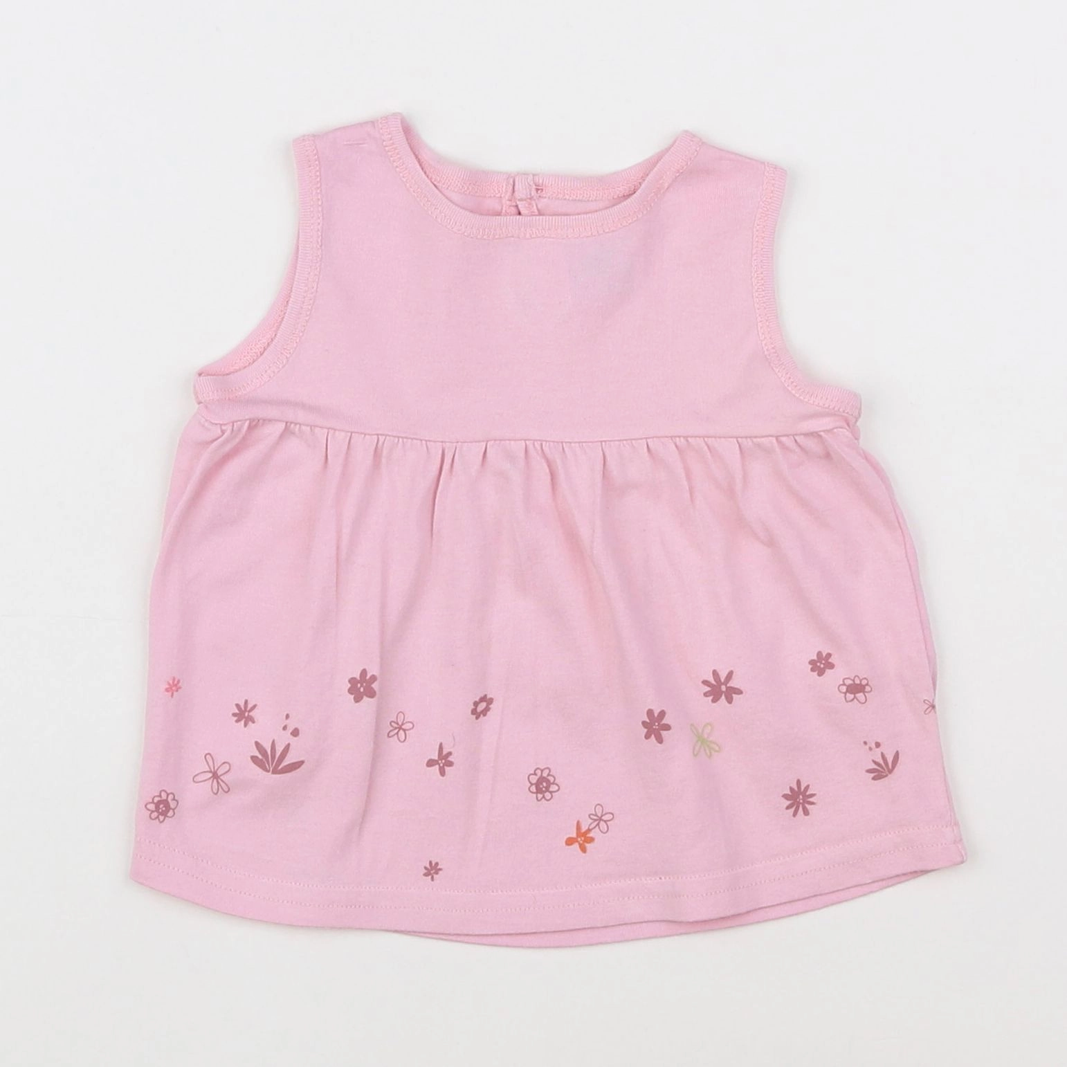 Petit Bateau - débardeur rose - 12 mois