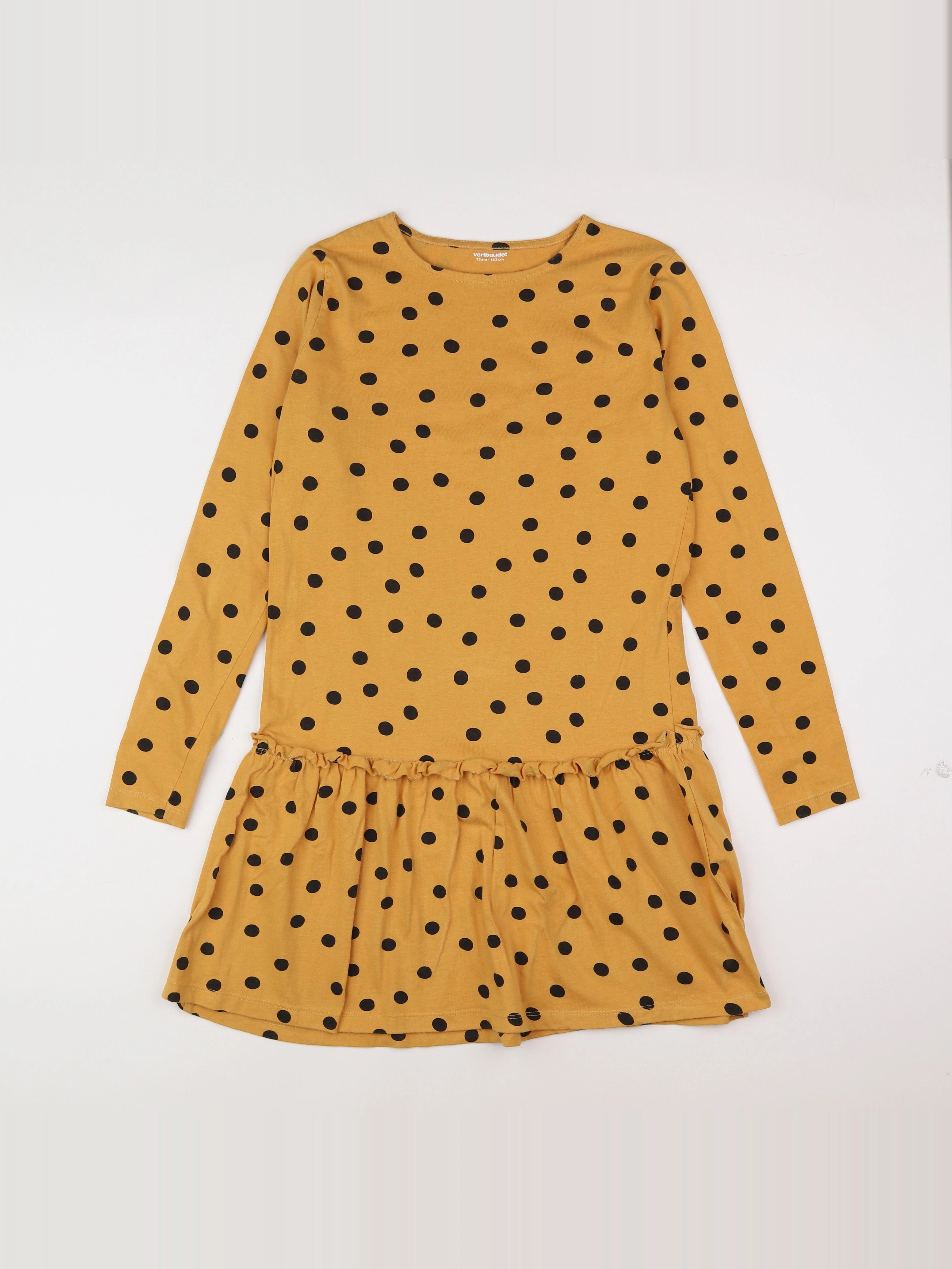 Vertbaudet - robe jaune - 12 ans