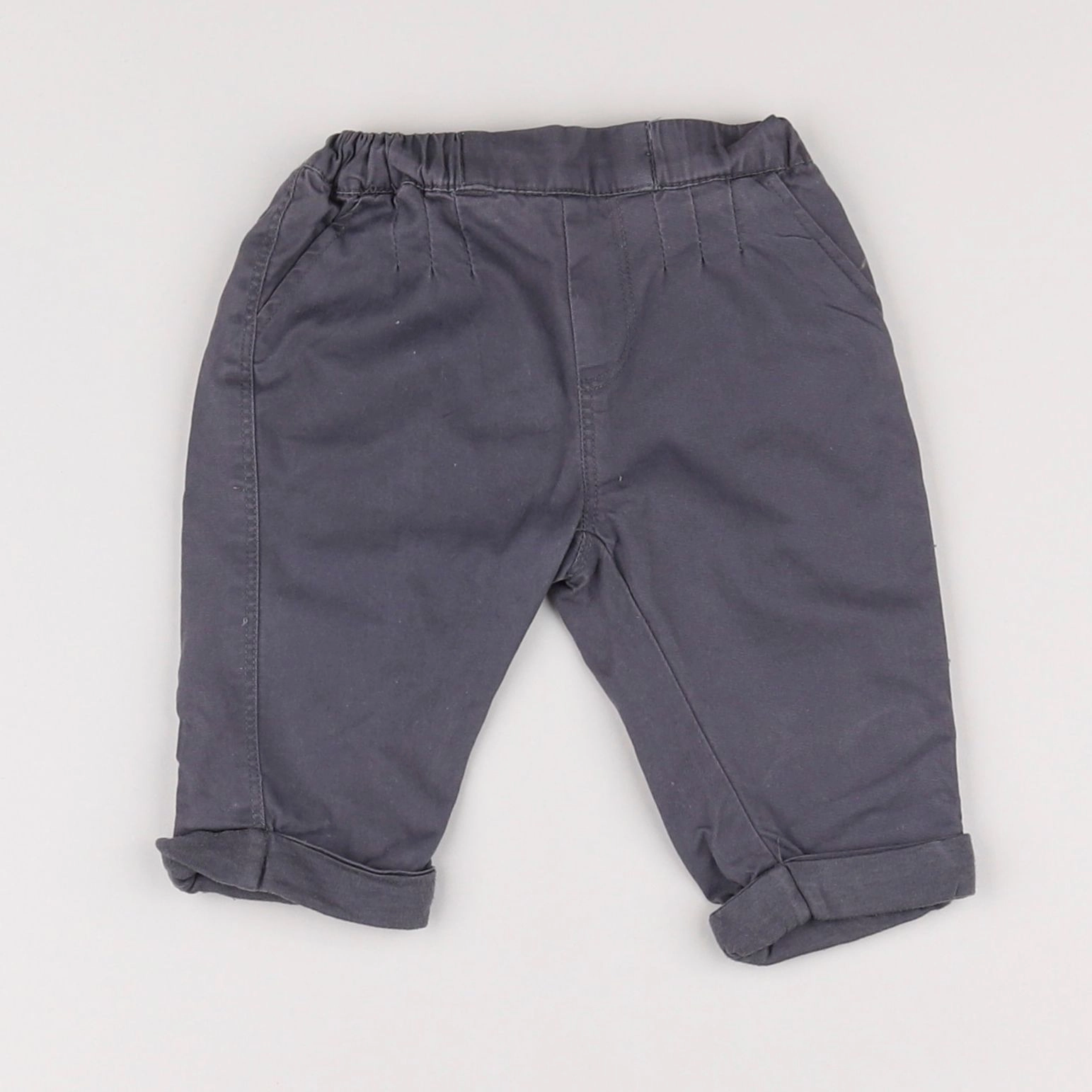 Vertbaudet - pantalon gris - 3 mois