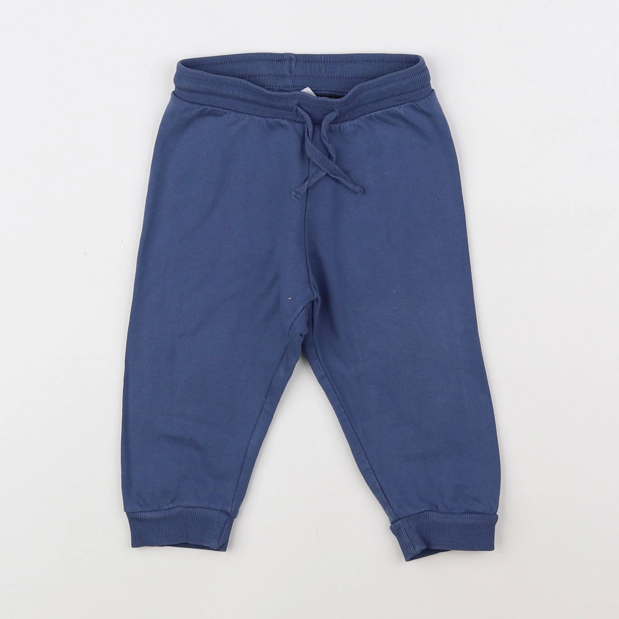 H&M - jogging bleu - 9/12 mois