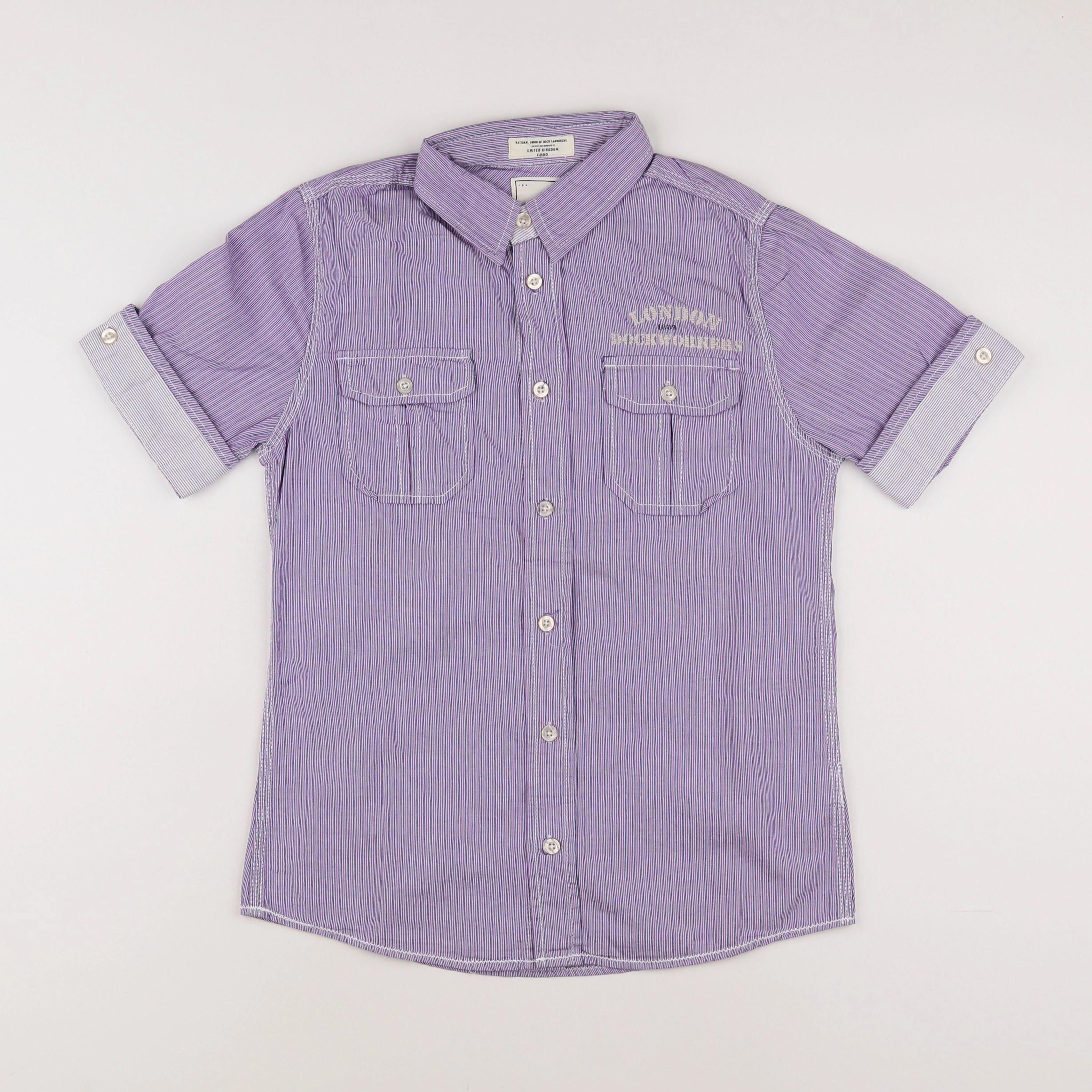 Zara - chemise violet - 9/10 ans