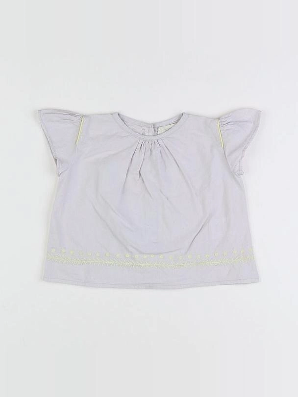 Bonnet à Pompon - blouse gris - 18 mois