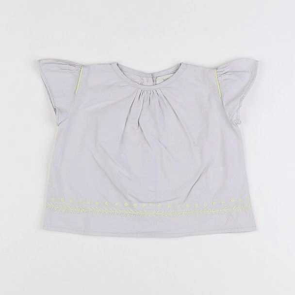 Bonnet à Pompon - blouse gris - 18 mois