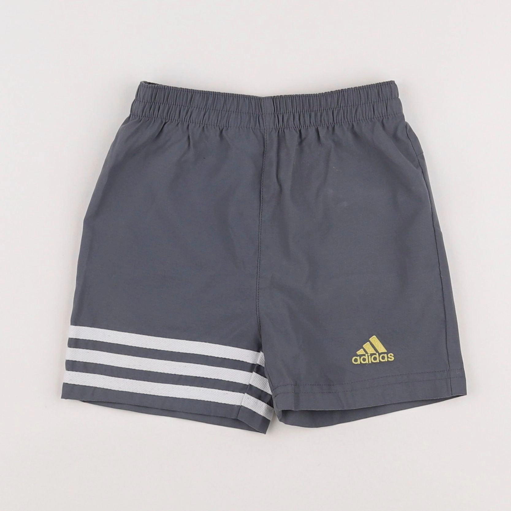 Adidas - short gris - 9/12 mois