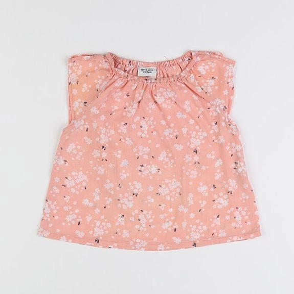 Tape à l'oeil - blouse rose - 12 mois