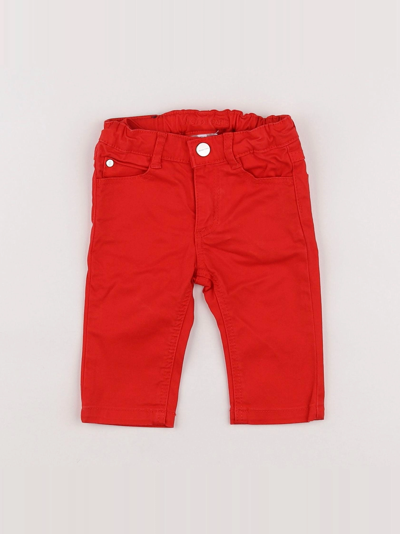 Jacadi - pantalon rouge - 6 mois