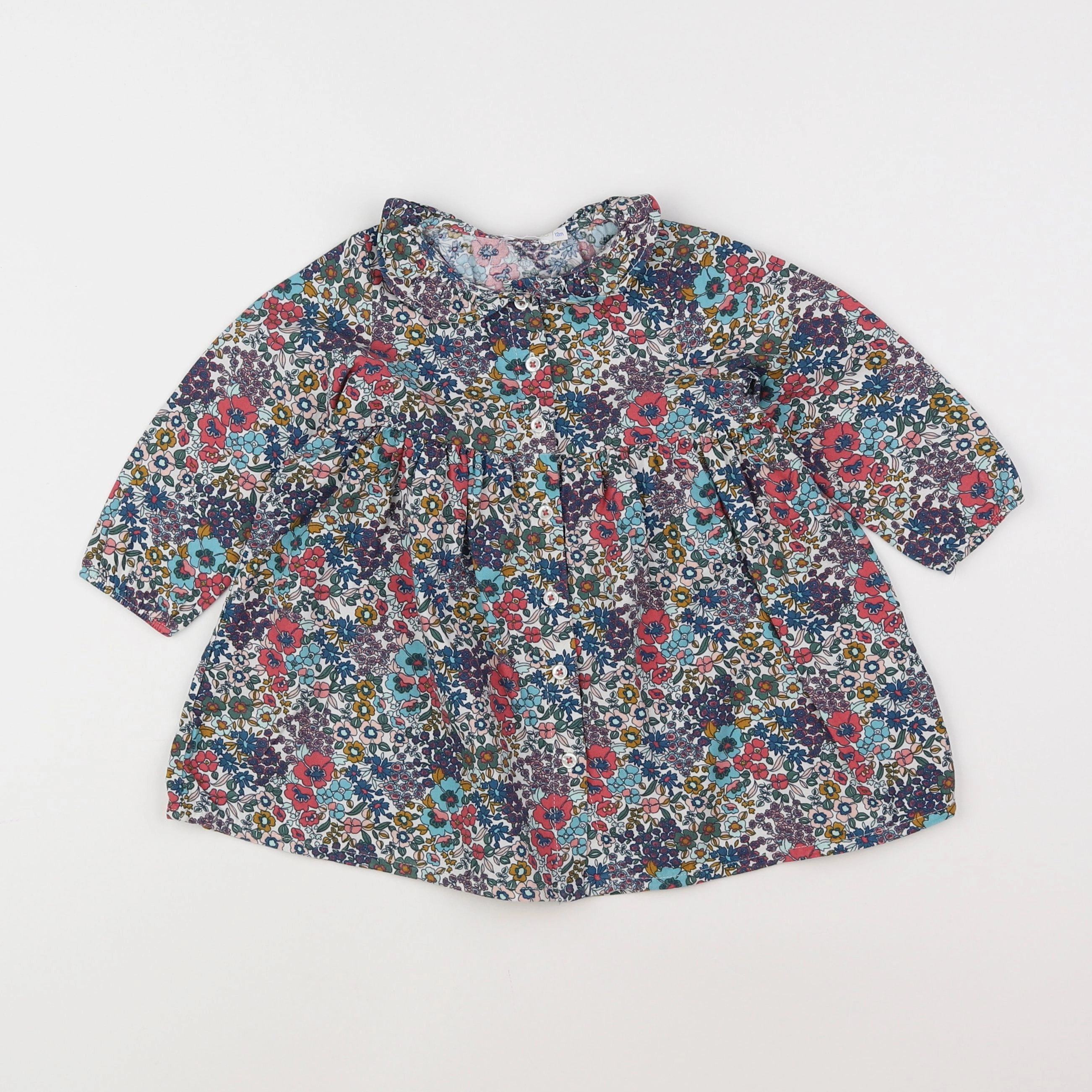 Boutchou - robe multicolore - 12 mois