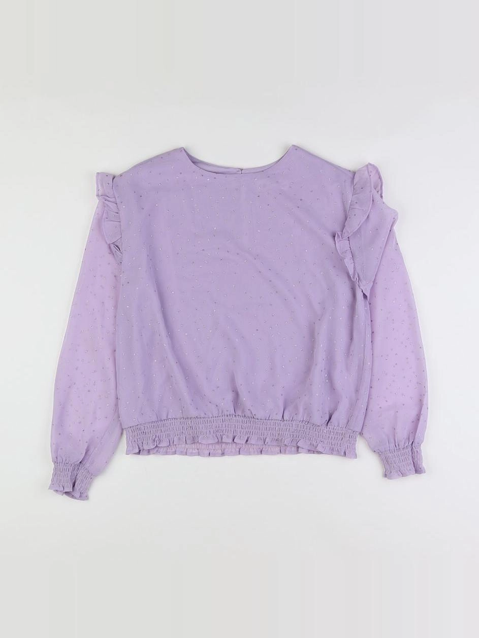 H&M - blouse violet - 11/12 ans