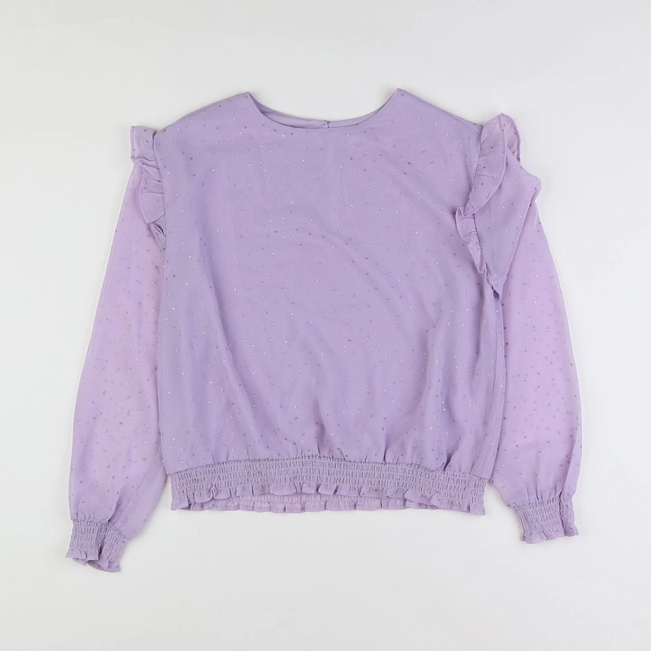 H&M - blouse violet - 11/12 ans