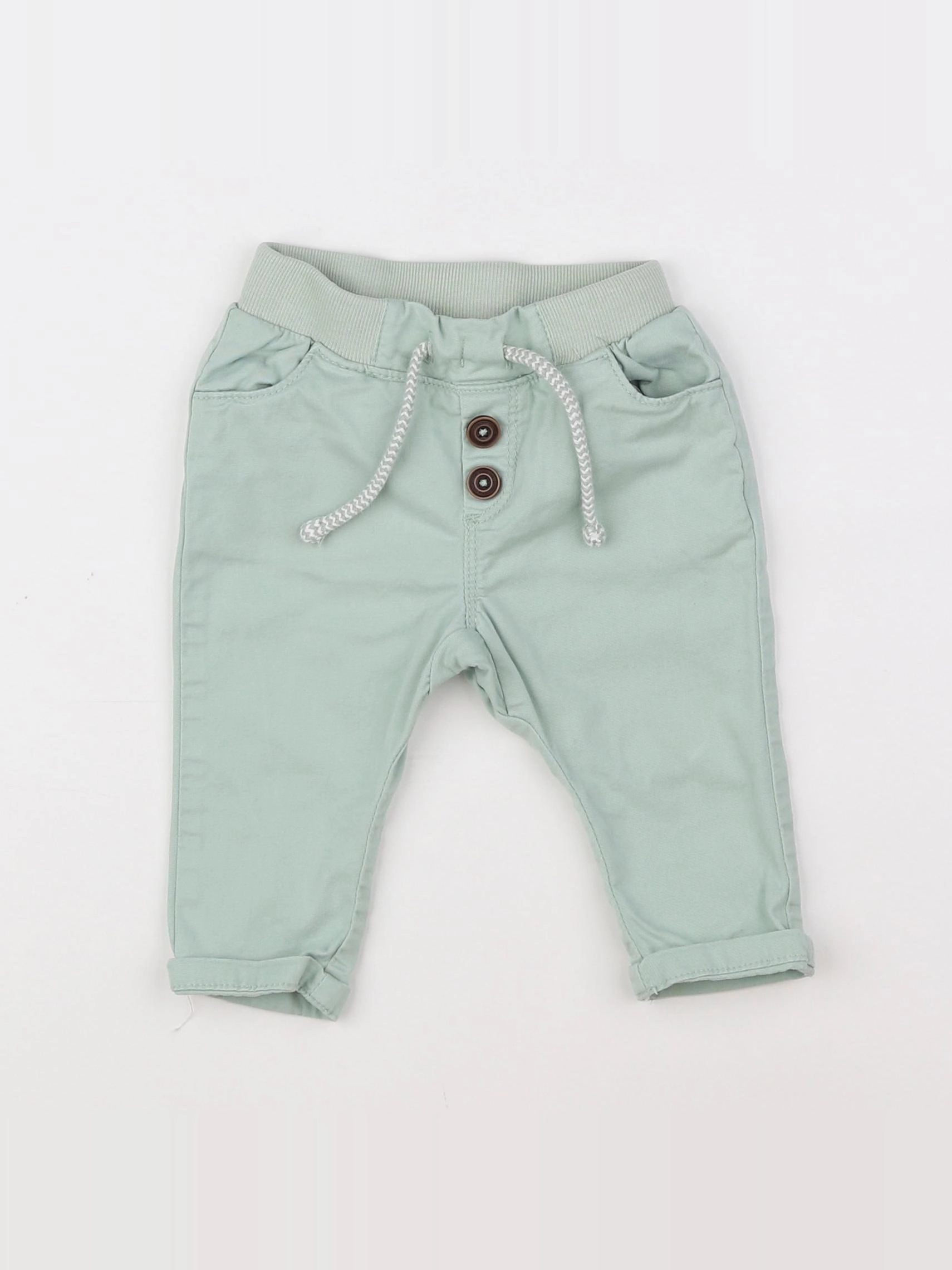 Tape à l'oeil - pantalon vert - 6 mois