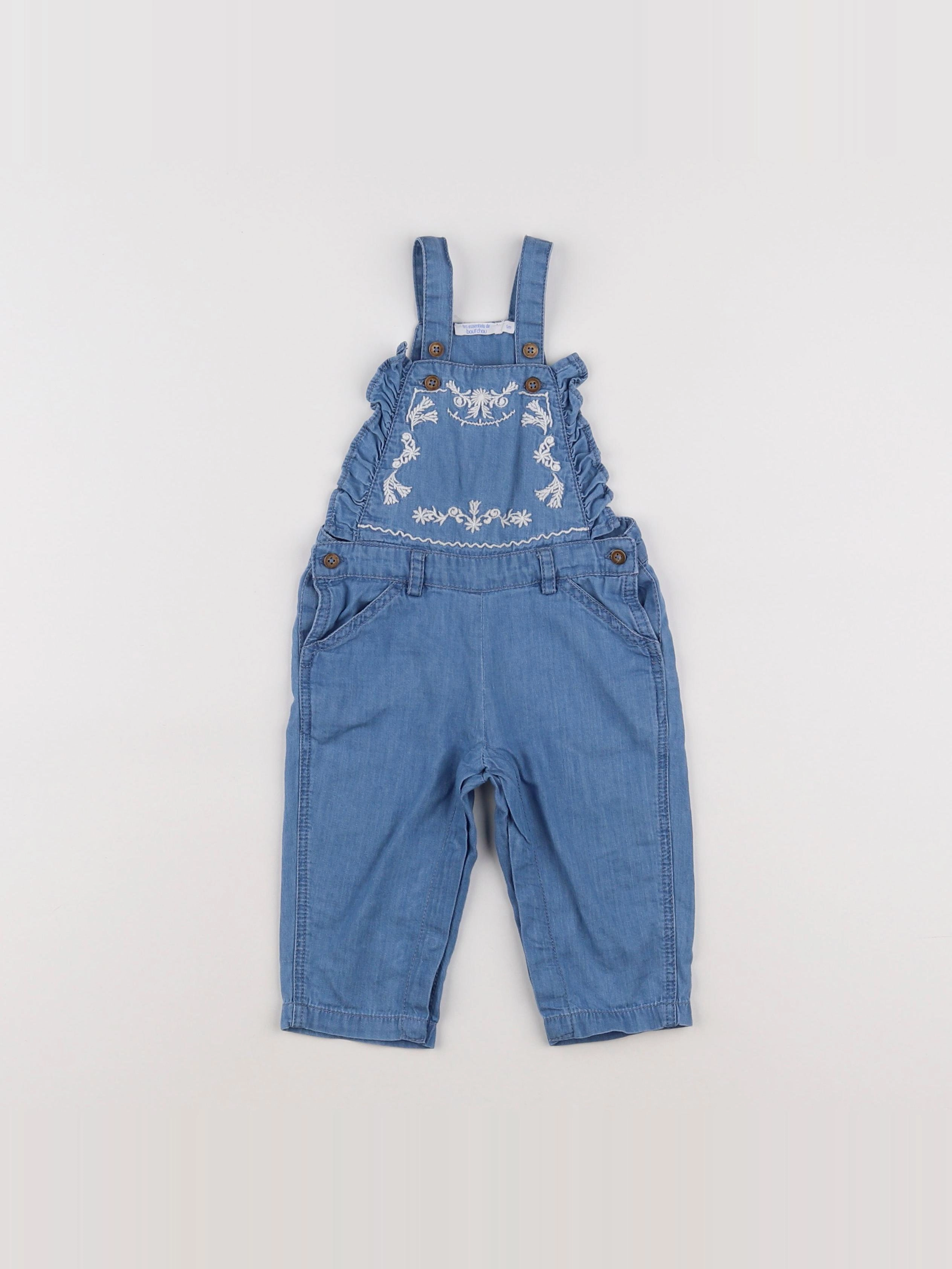 Boutchou - salopette bleu - 6 mois