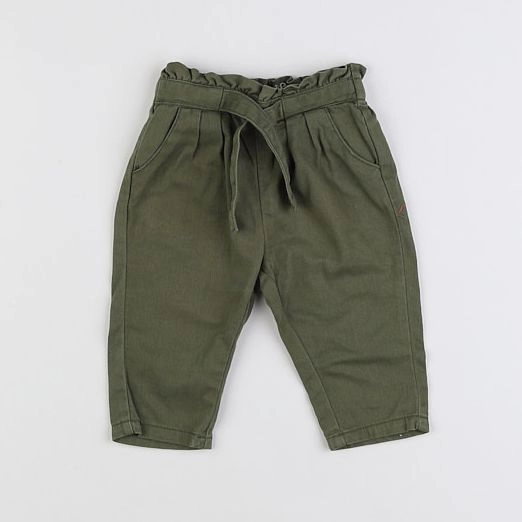 Vertbaudet - pantalon vert - 3 mois