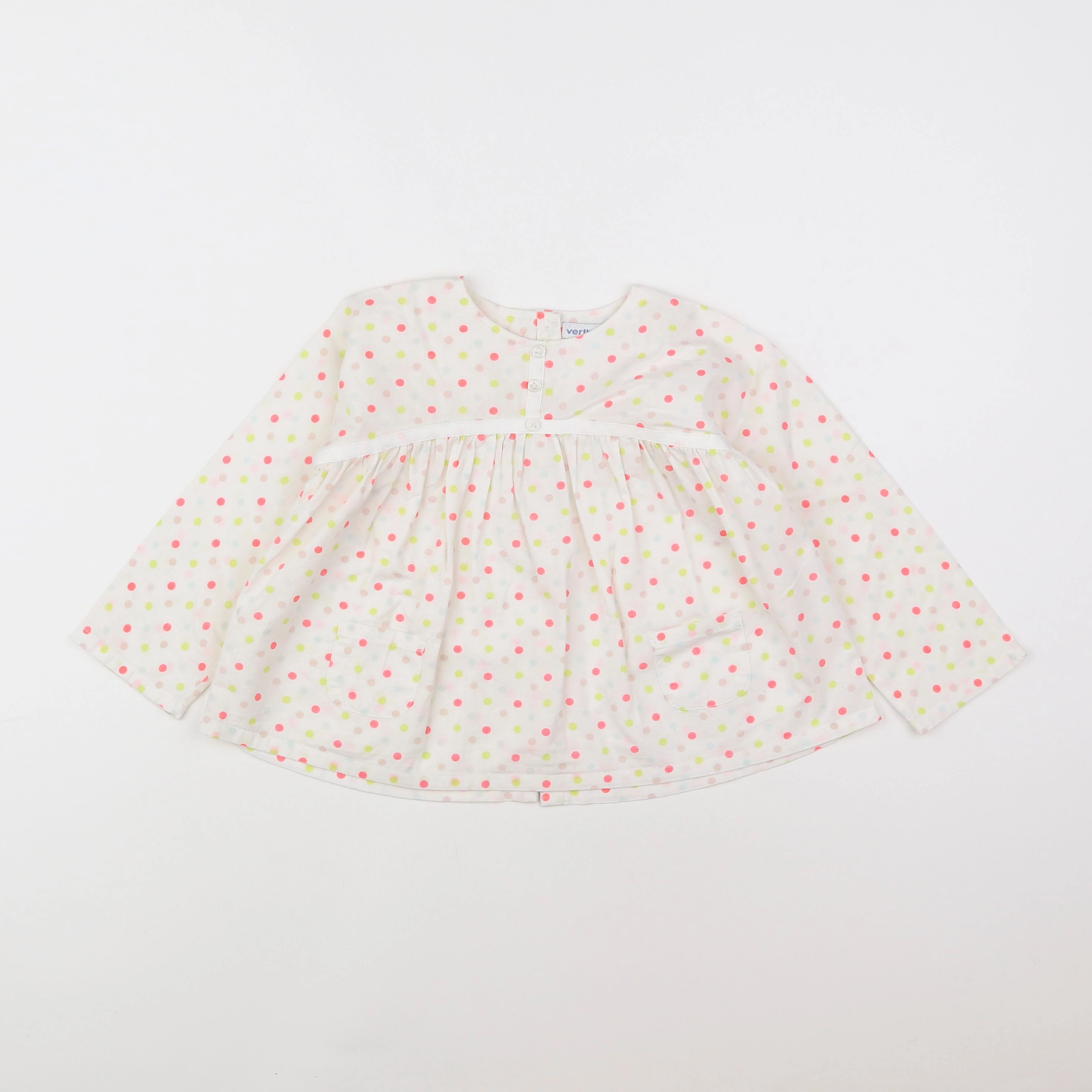 Vertbaudet - blouse multicolore - 2 ans