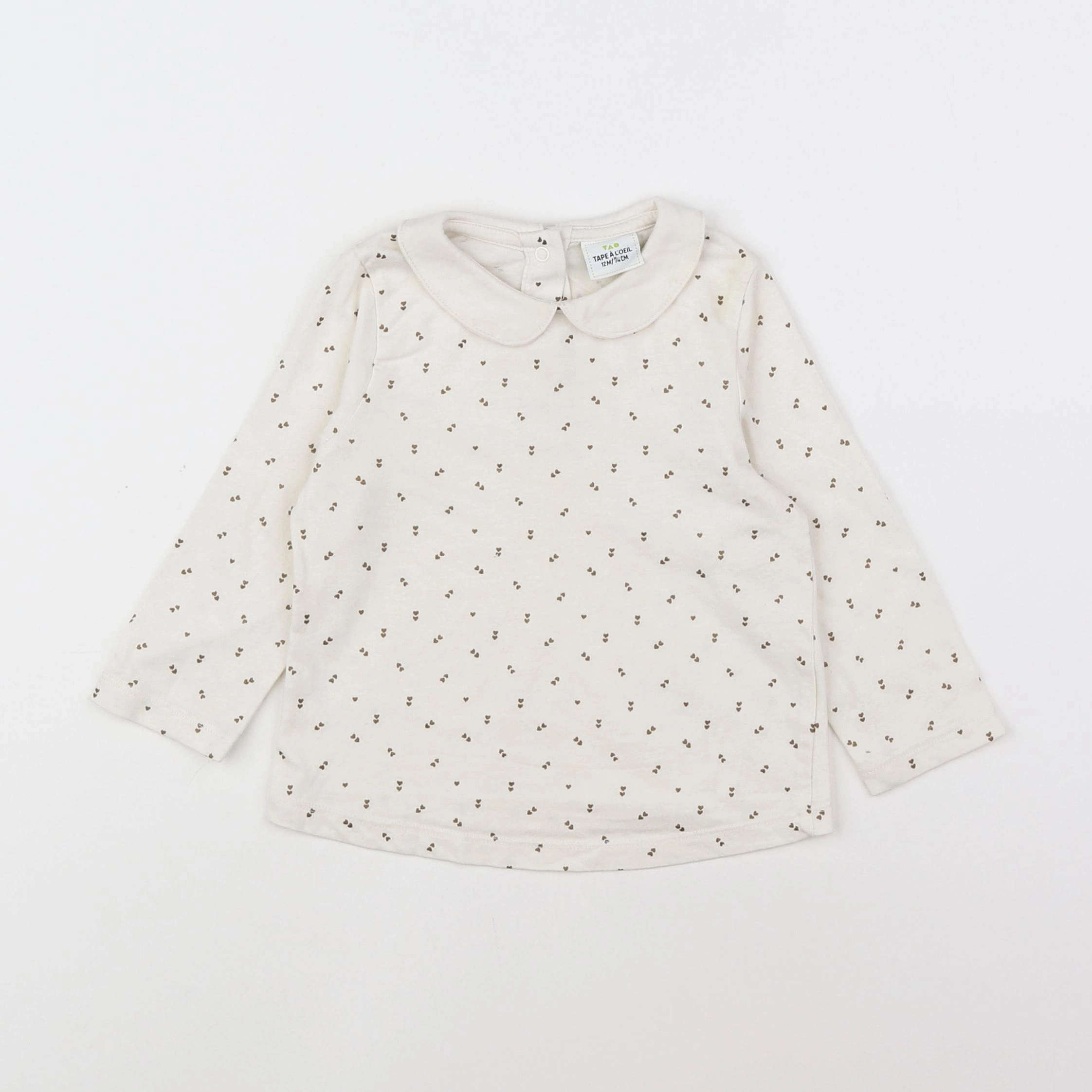 Tape à l'oeil - tee-shirt blanc - 12 mois
