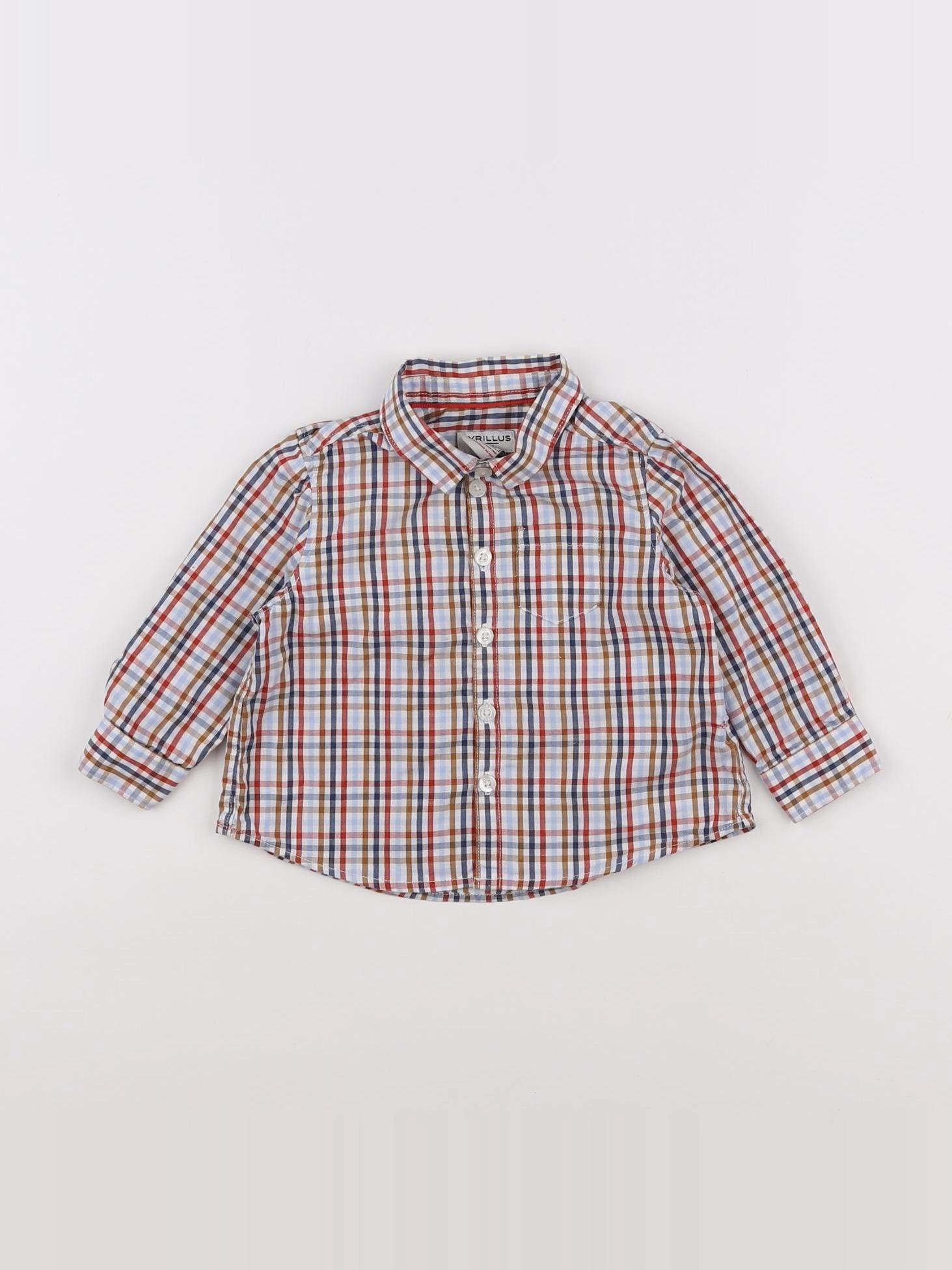 Cyrillus - chemise multicolore - 9 mois