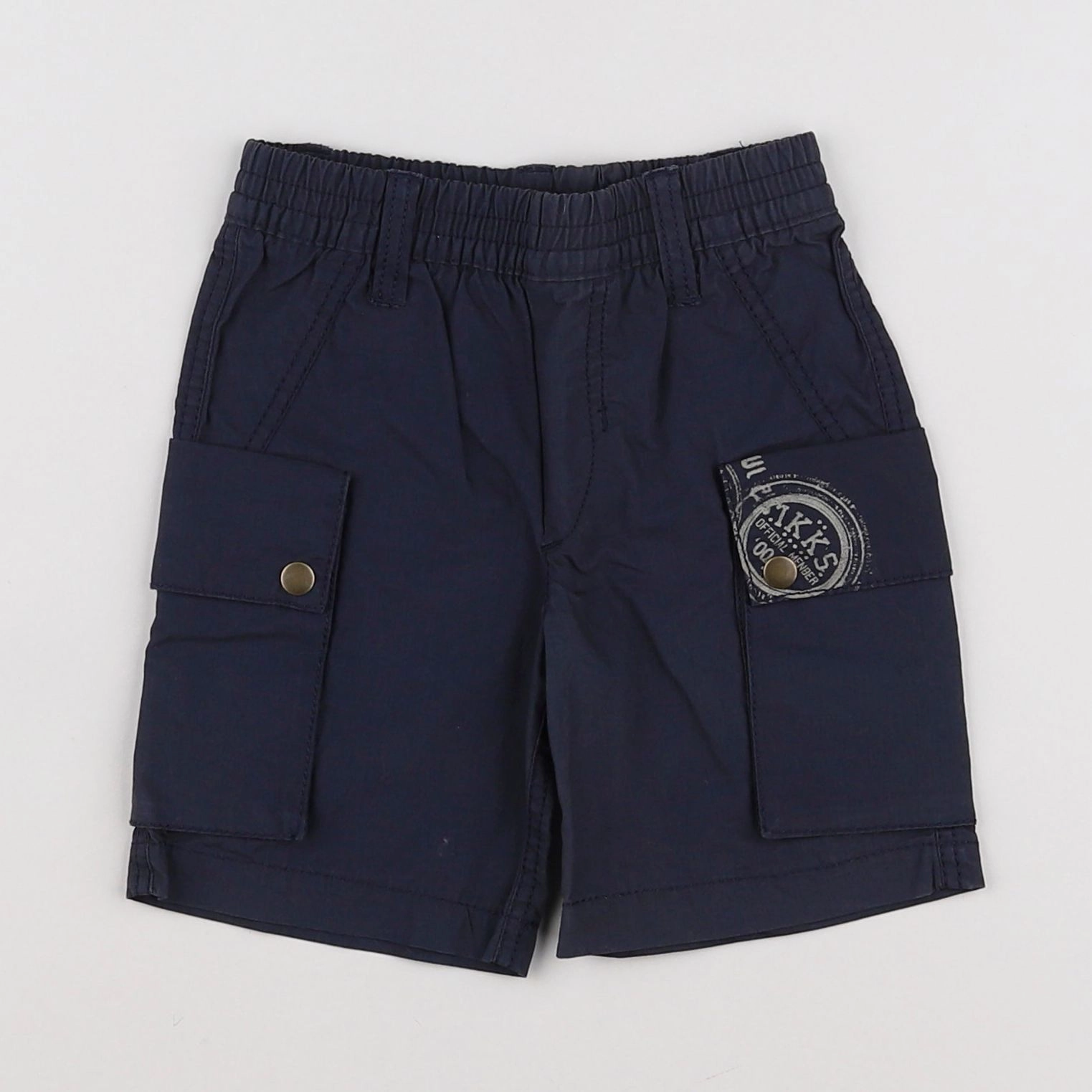 IKKS - short bleu - 12 mois